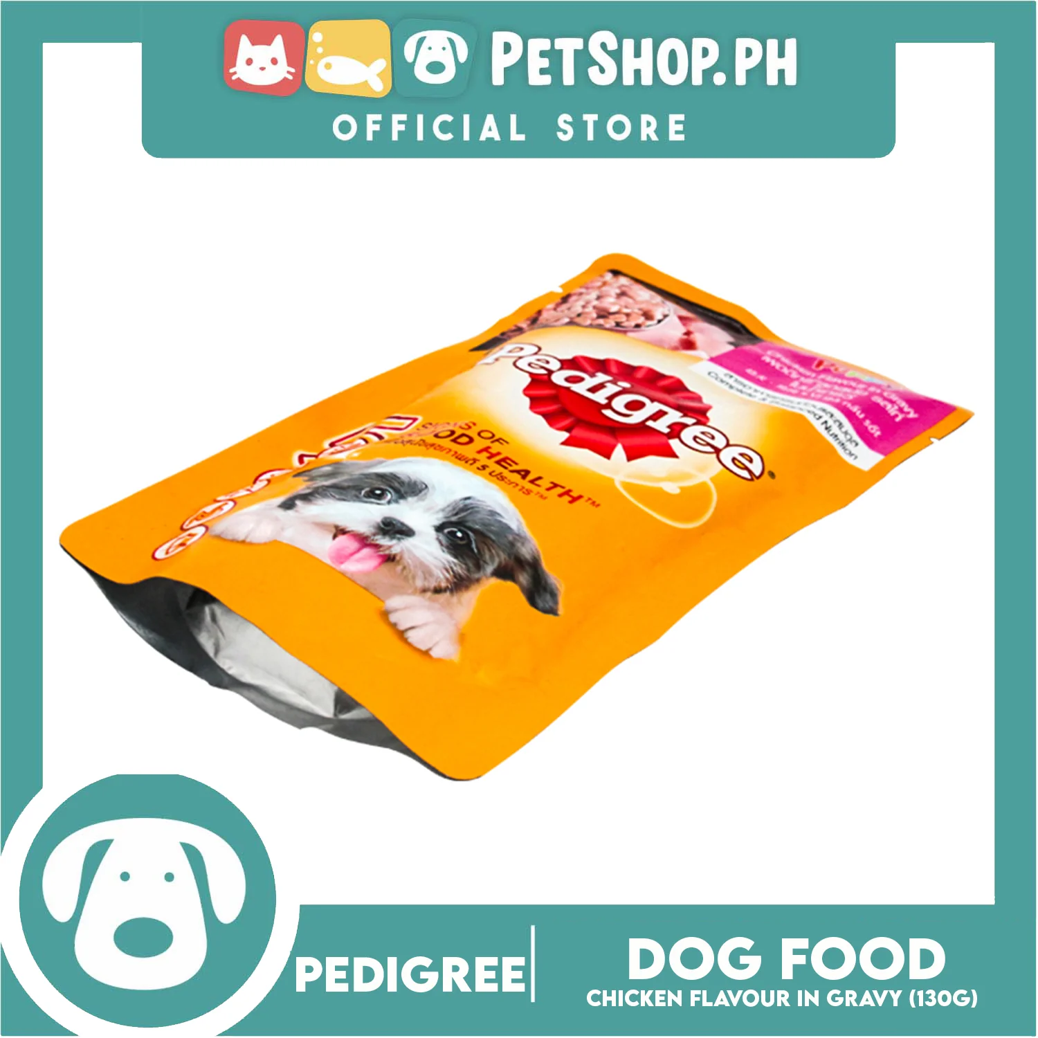 12pcs Pedigree Puppy Chicken Chunks Flavor in Gravy 130g Dog Wet Food - Image 5