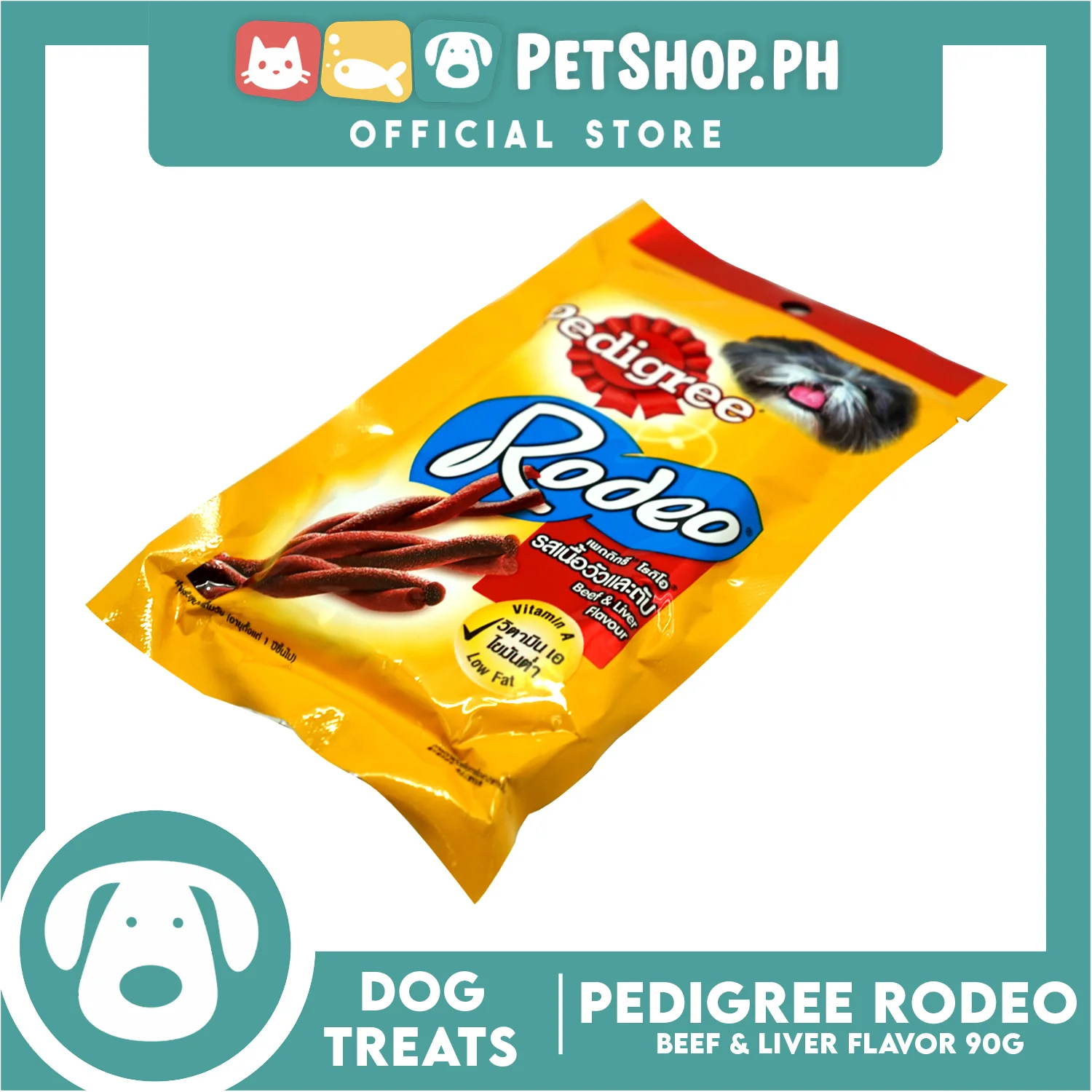 24pcs Pedigree Rodeo Beef and Liver 90g Dog Treats, Twist Stick - Image 5