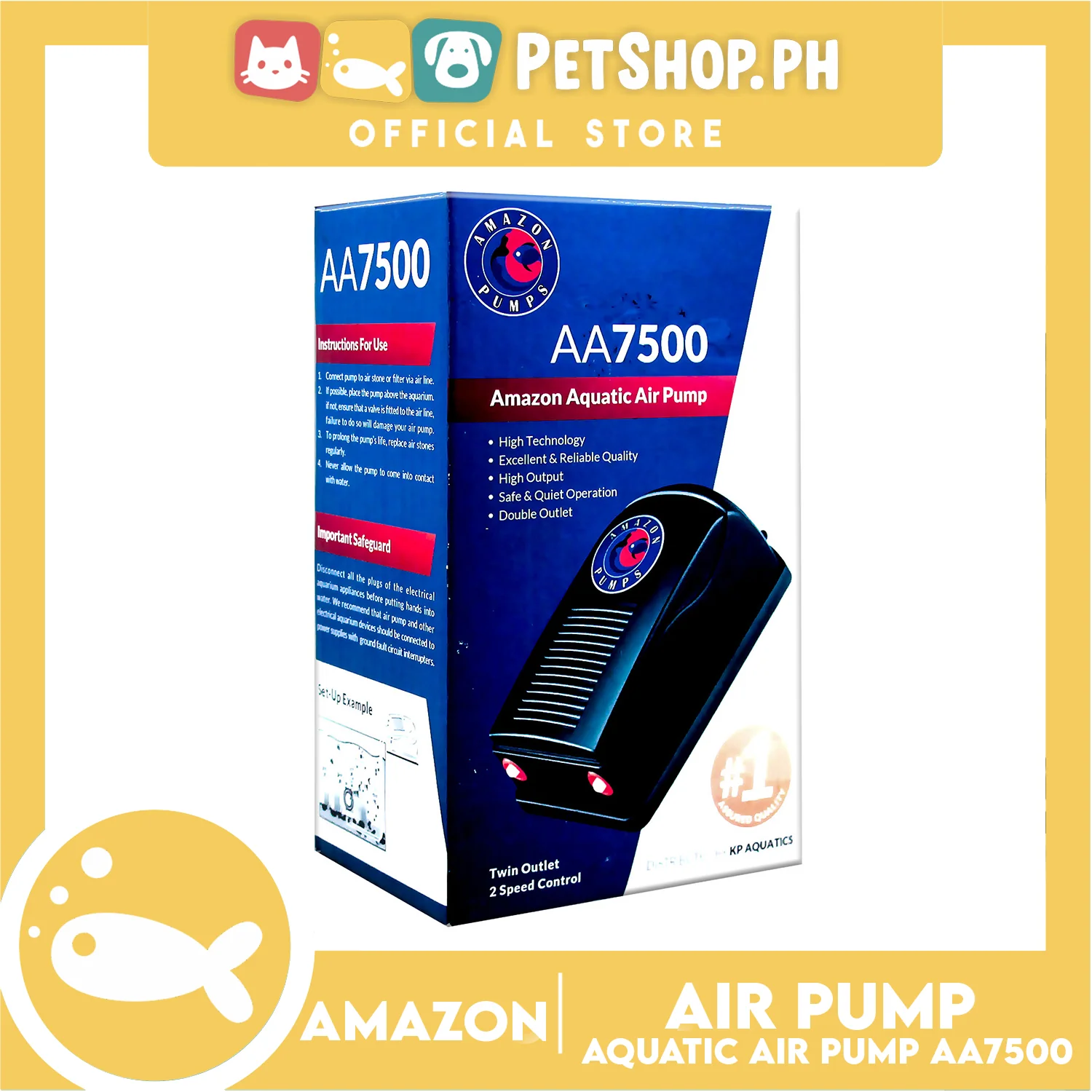 Amazon Double Air Pump AA7500 - Image 3