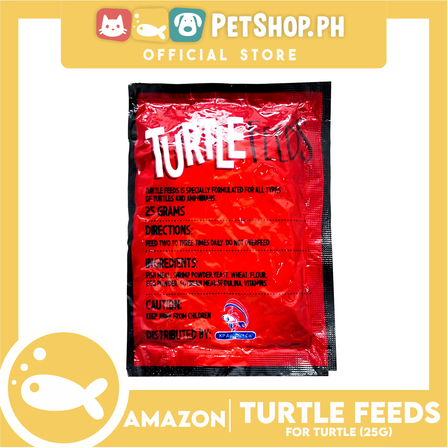 Amazon Turtle Food 25g with board - Image 2
