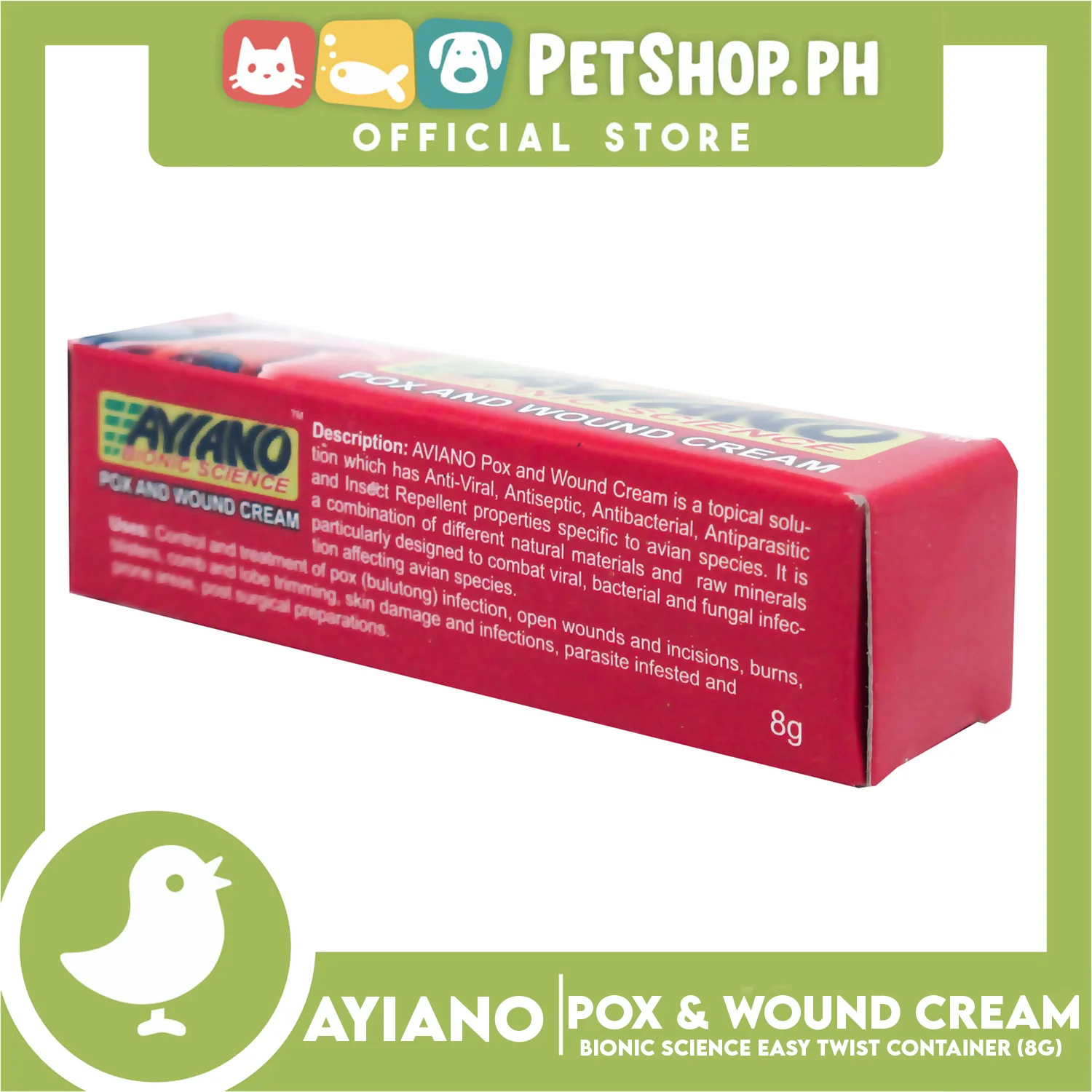 Aviano Bionic Science Pox and Wound Cream 8g - Image 3