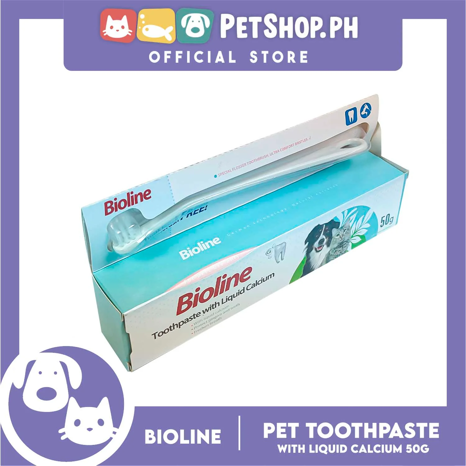 Bioline Toothpaste with Liquid Calcium 50g - Image 2