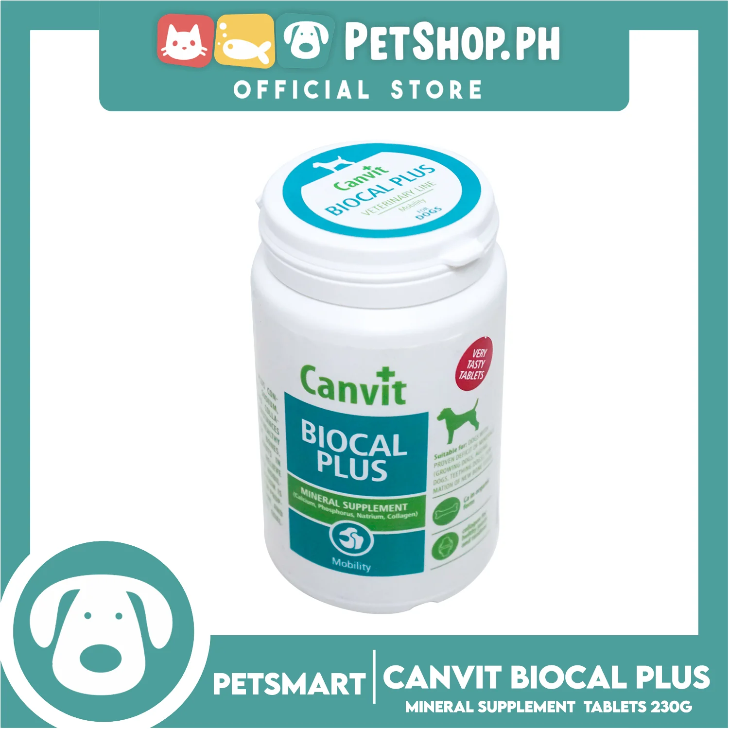 Canvit Biocal Plus For Dogs 230g Dog Mineral Supplement - Image 3