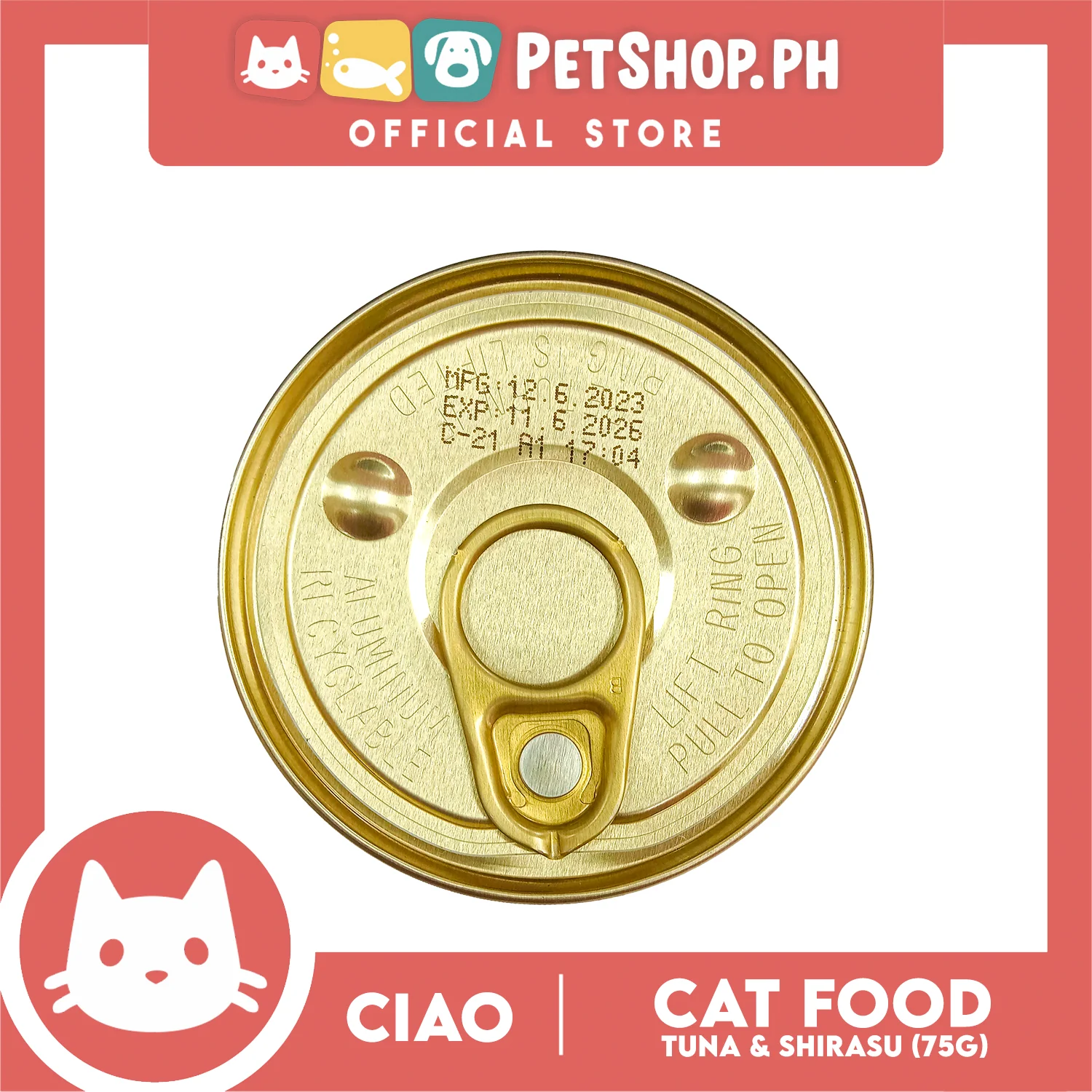Ciao Tuna and Shirasu 75g Cat Canned Wet Food - Image 5