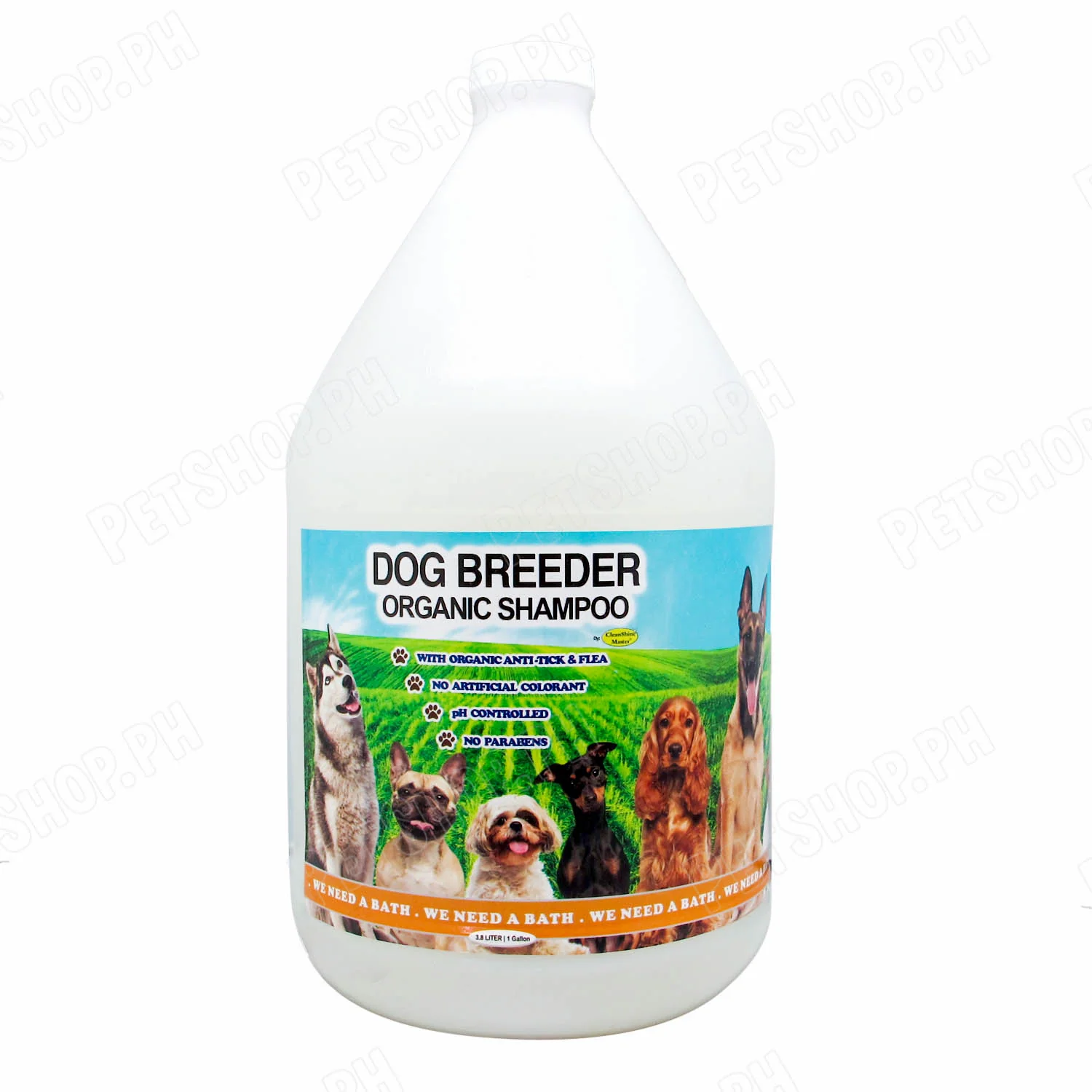Dog Breeder Organic Dog Shampoo Regular 1 Gallon - Image 3