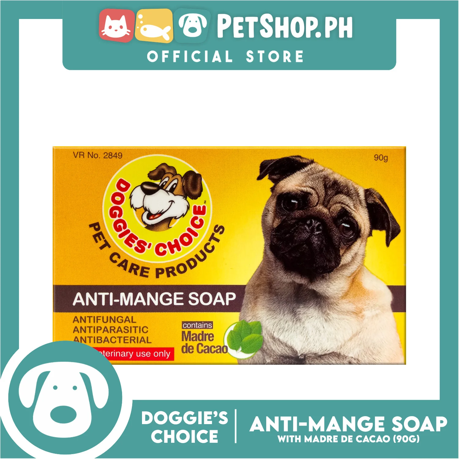 Doggies' Choice Anti-Mange Dog Soap with Madre de Cacao 90g - Image 4