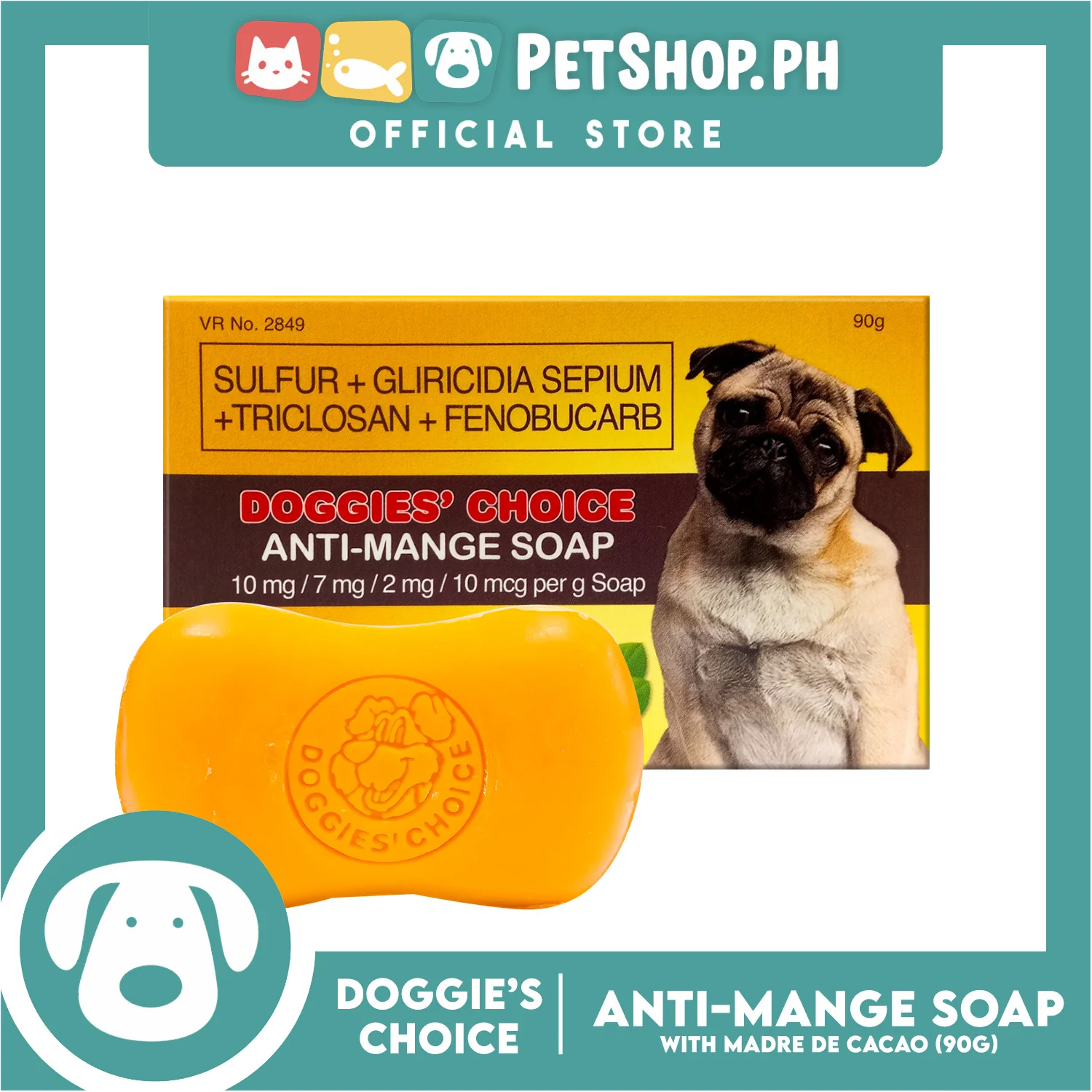 Doggies' Choice Anti-Mange Dog Soap with Madre de Cacao 90g - Image 7