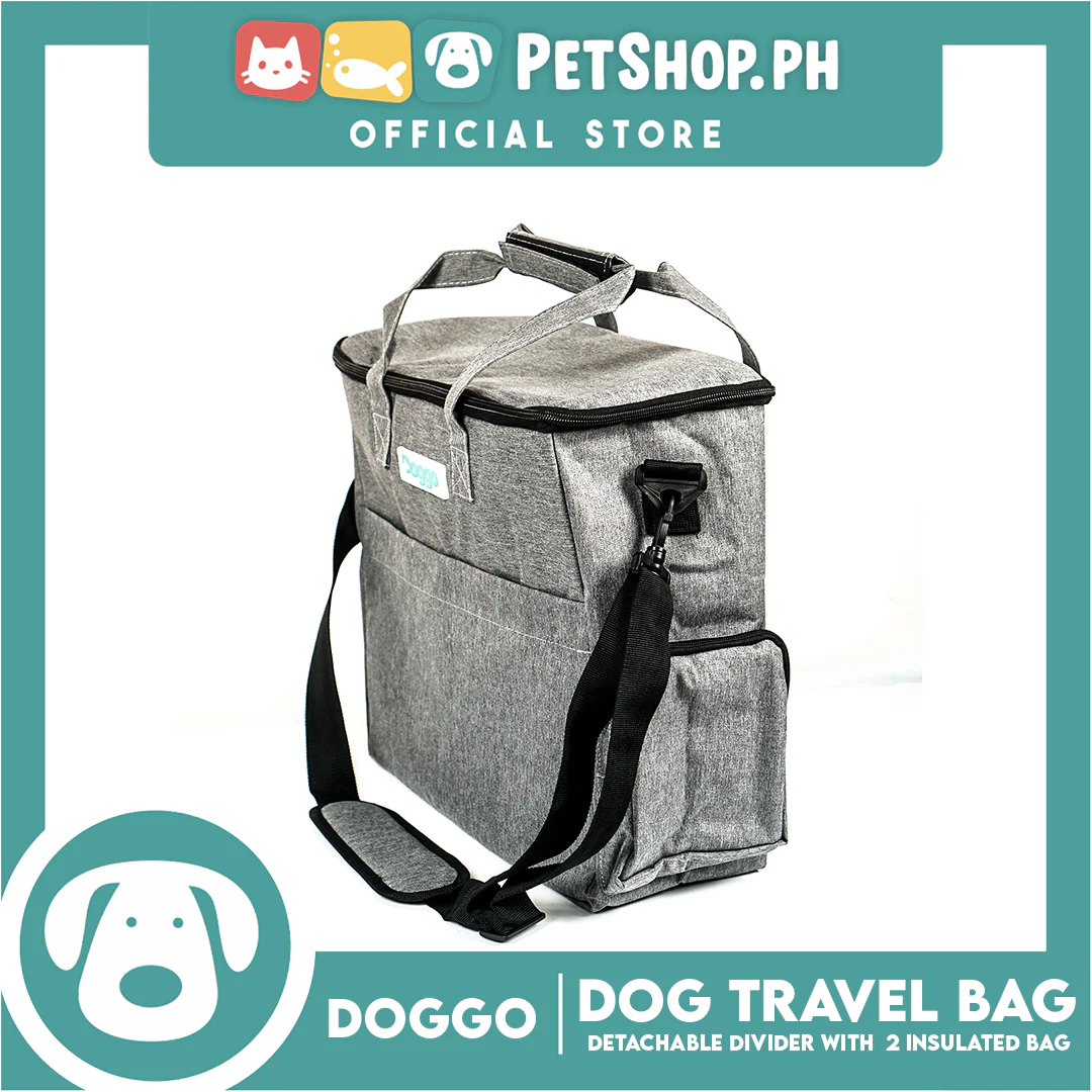 Doggo Bag With Strap Included With 7 compartments And 2 Insulated Bags Detachable Divider - Image 4
