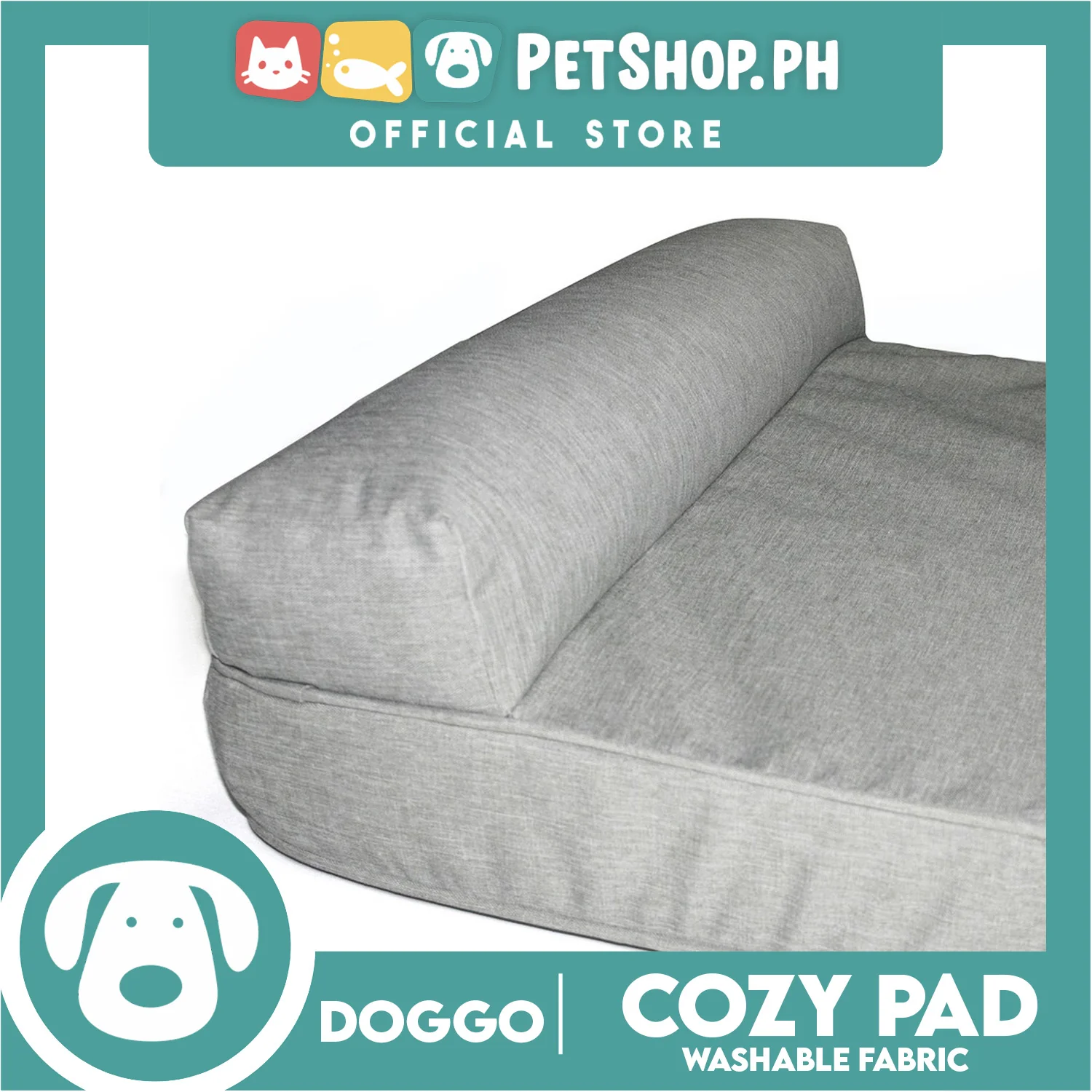Doggo Dog Bed Cozy Pad (Large) Orthopedic Dog Beds & Calming Dog Beds - Image 2