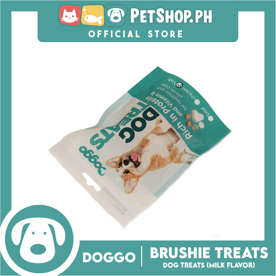 Doggo Dog Brushie Treats 80 grams, 10 pcs. (Milk Flavor) - Image 4