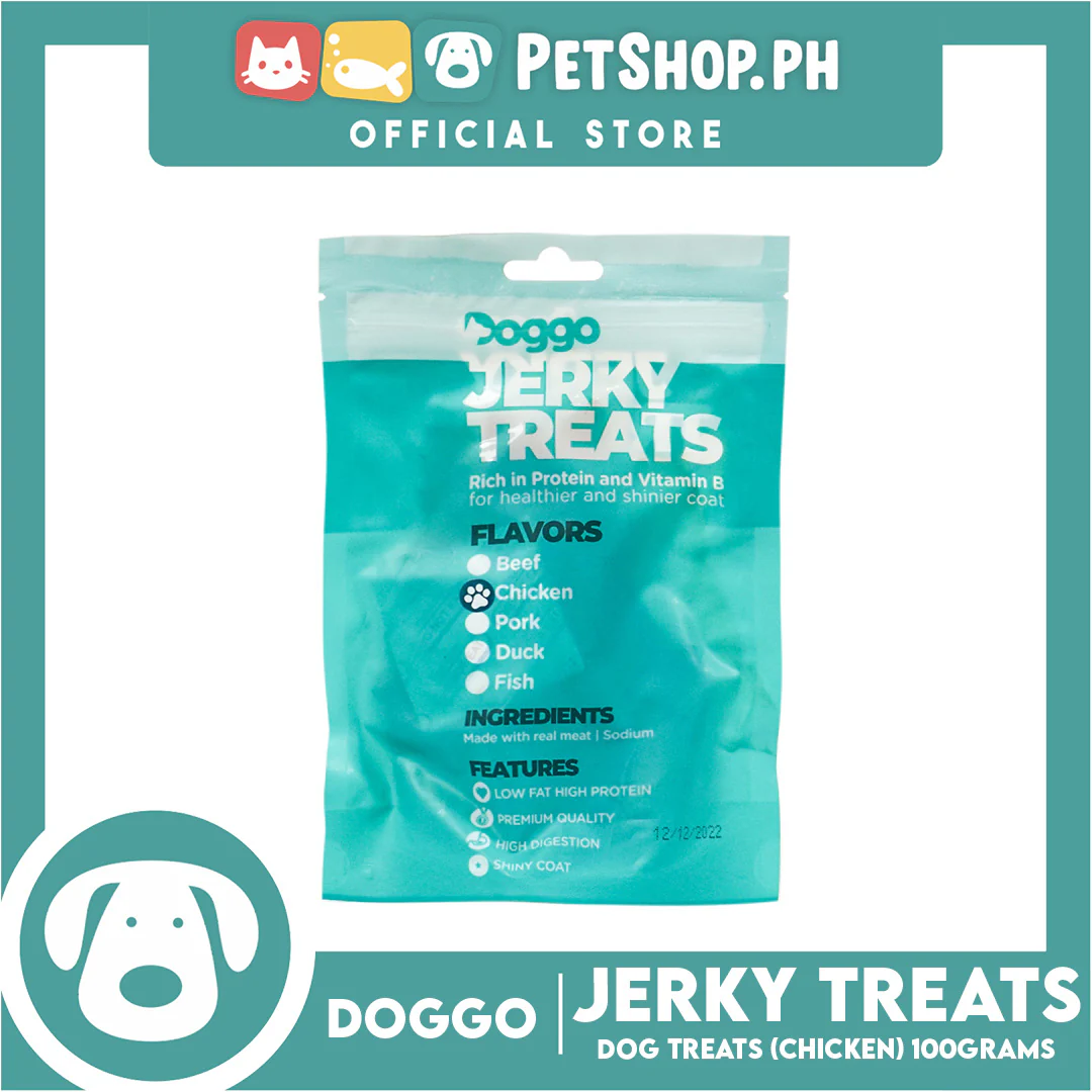 Doggo Dog Jerky Treats 100grams (Chicken Flavor) - Image 3