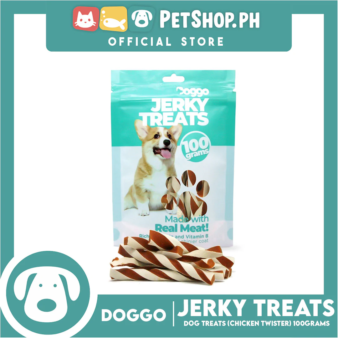 Doggo Dog Jerky Treats 100grams (Pure Chicken Twister) Treats for Your Dog - Image 3
