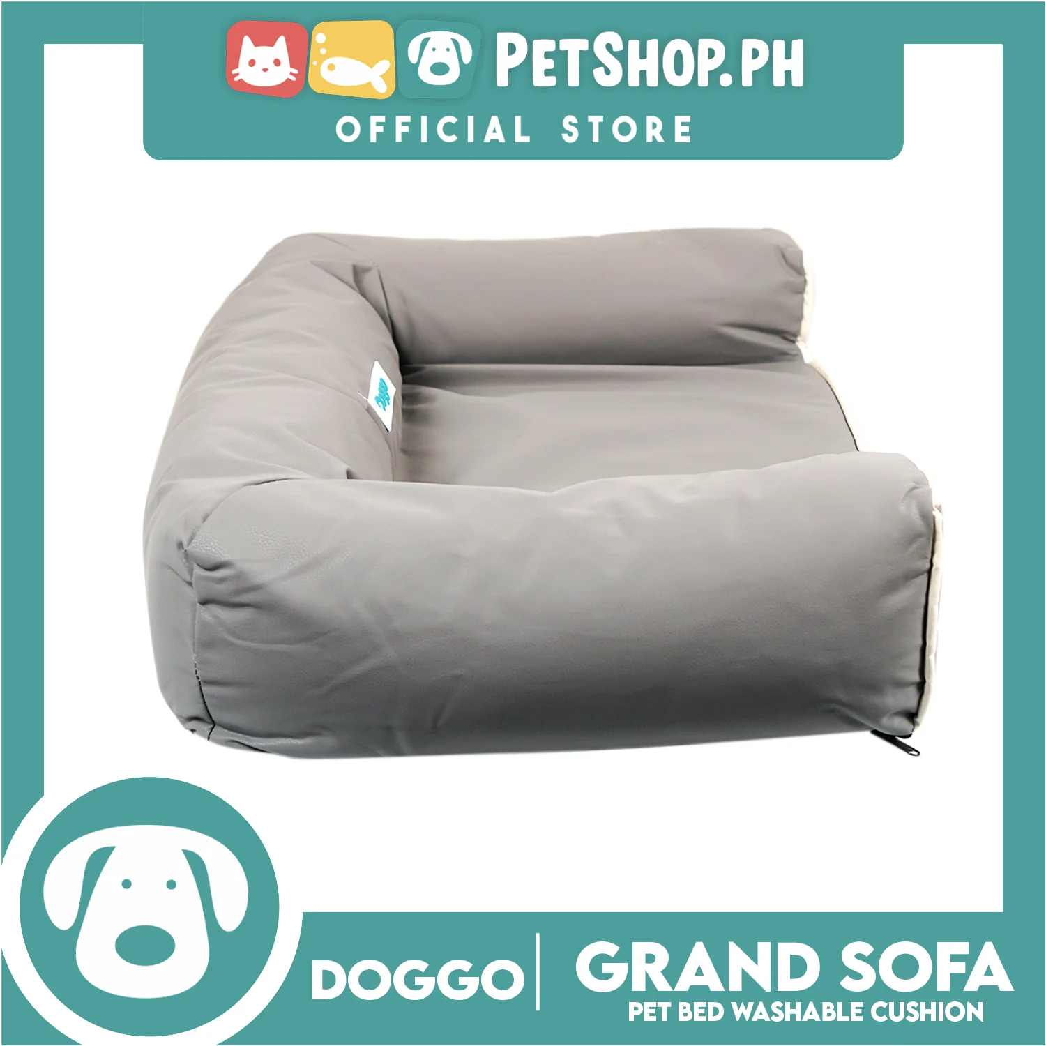 Doggo Grand Sofa Bed (Small) Orthopedic Dog Bed Pet Sofa Bed - Image 2