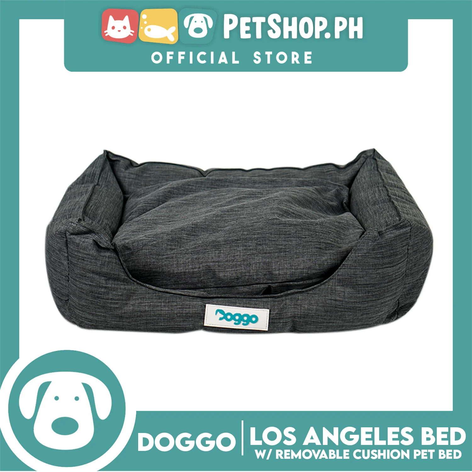 Doggo Los Angeles Bed (XXXL) Comfortable Pet Bed - Image 5