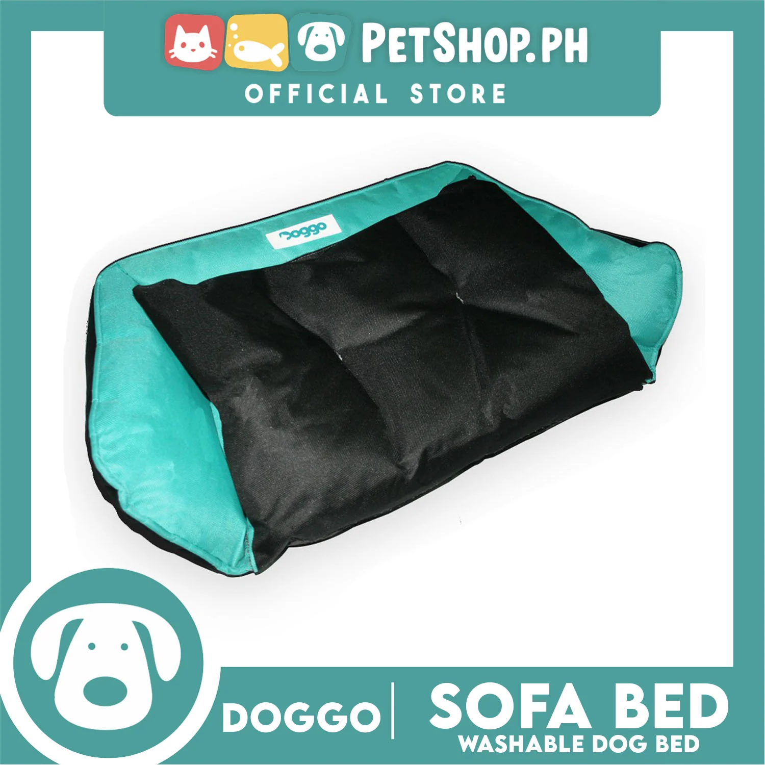Doggo Sofa Bed (Extra Large) Orthopedic Dog Beds and Calming Dog Beds - Image 4