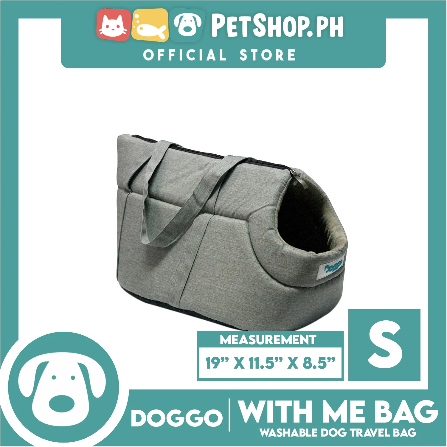 Doggo with me Bag Breathable Head-Out Dog Travel Carrier Bag (Large) - Image 2
