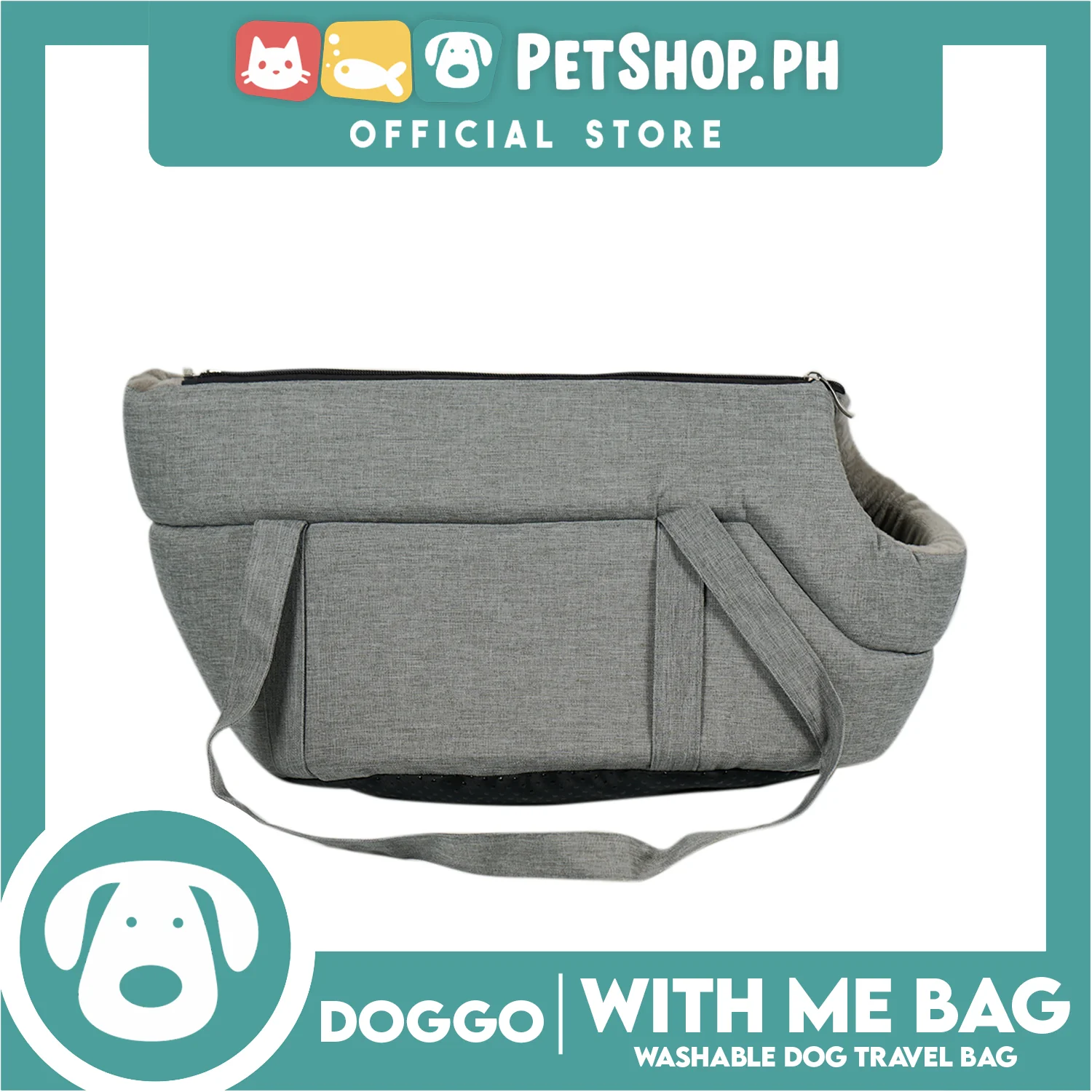 Doggo with me Bag Breathable Head-Out Dog Travel Carrier Bag (Large) - Image 5