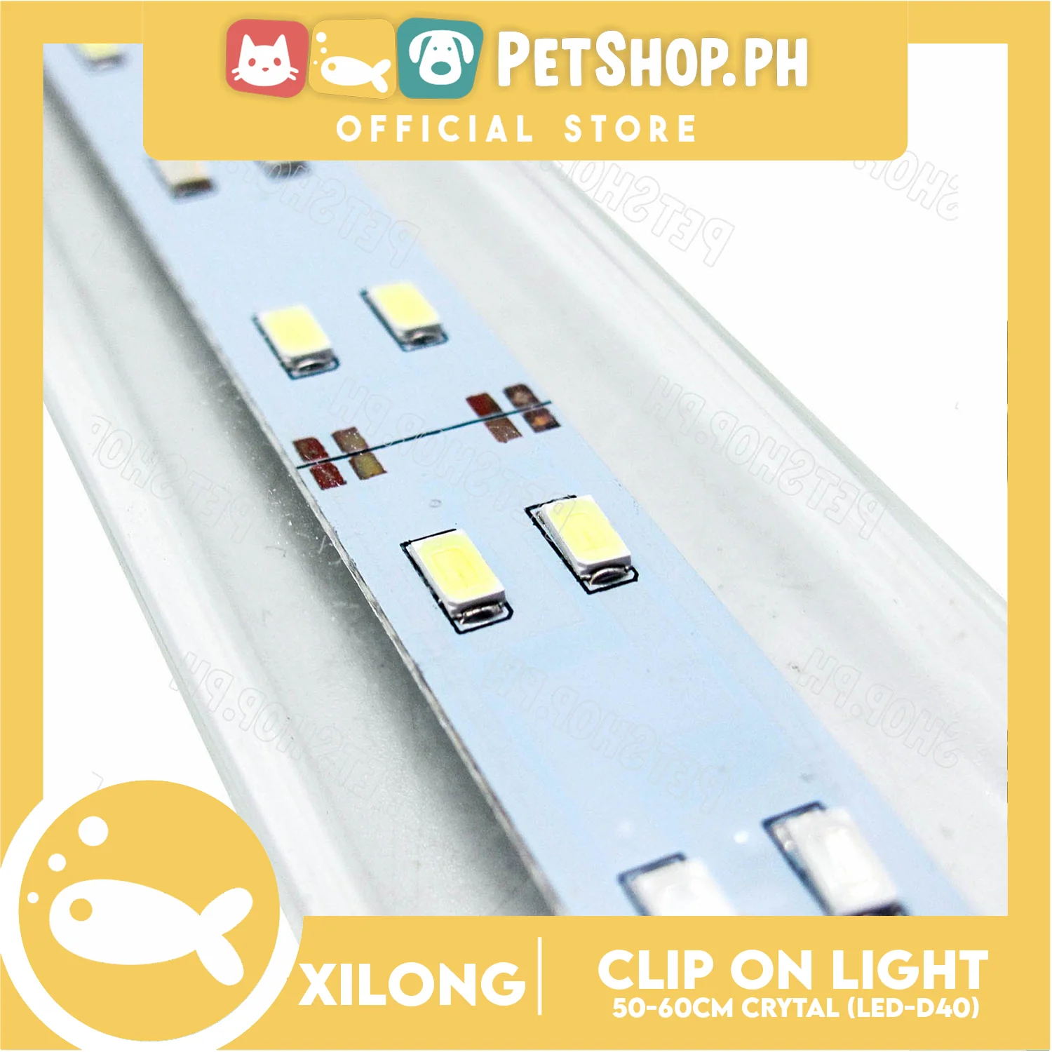 LED-D40 Crystal Clip on Light 10w - Image 5