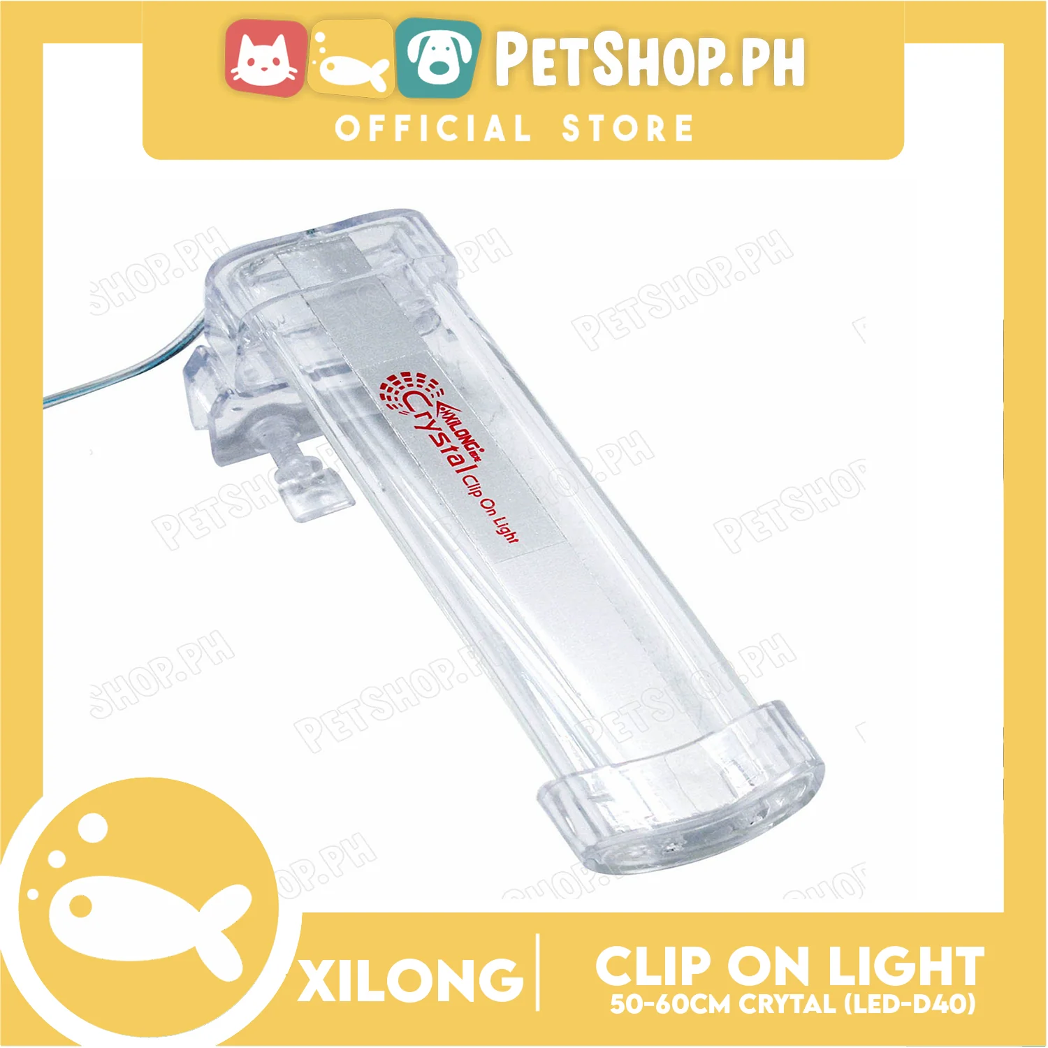 LED-D40 Crystal Clip on Light 10w - Image 6