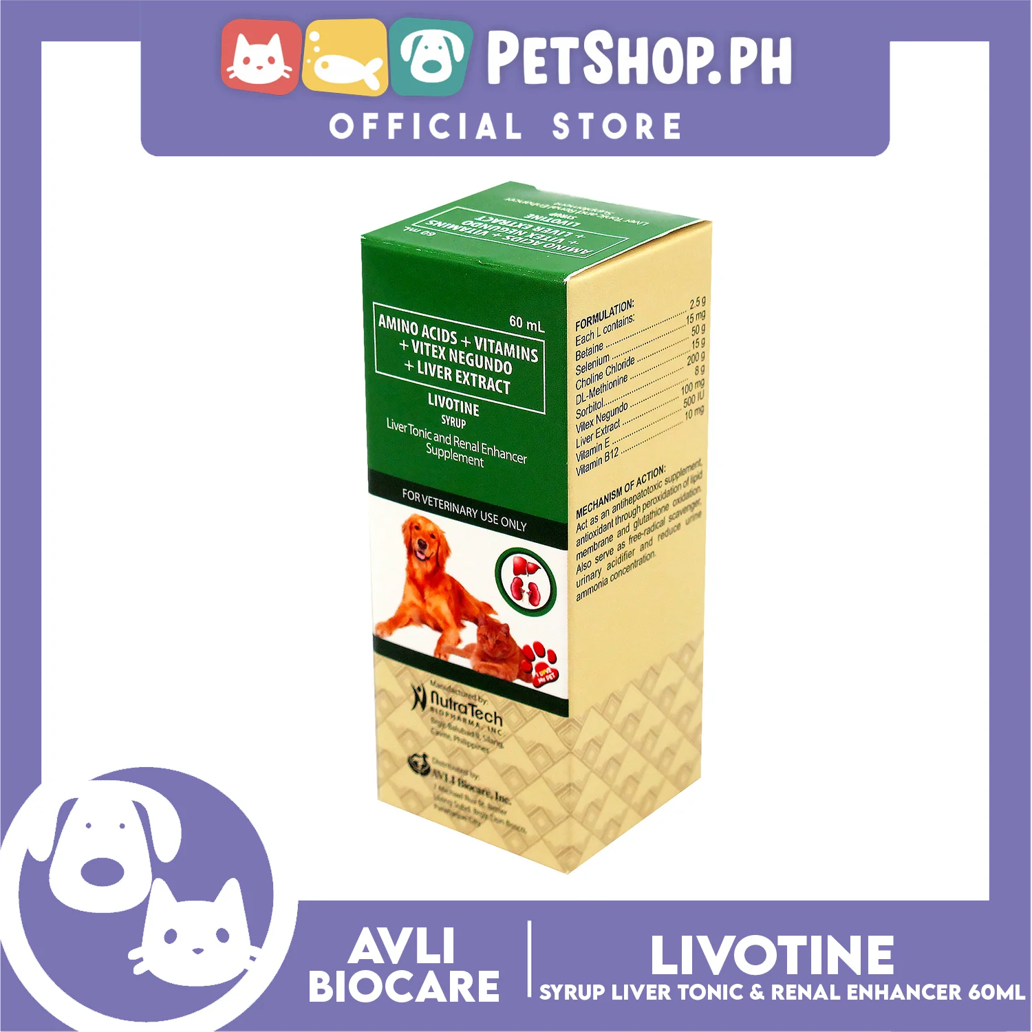 Livotine Syrup Liver Tonic And Renal Enhancer 60ml - Image 2