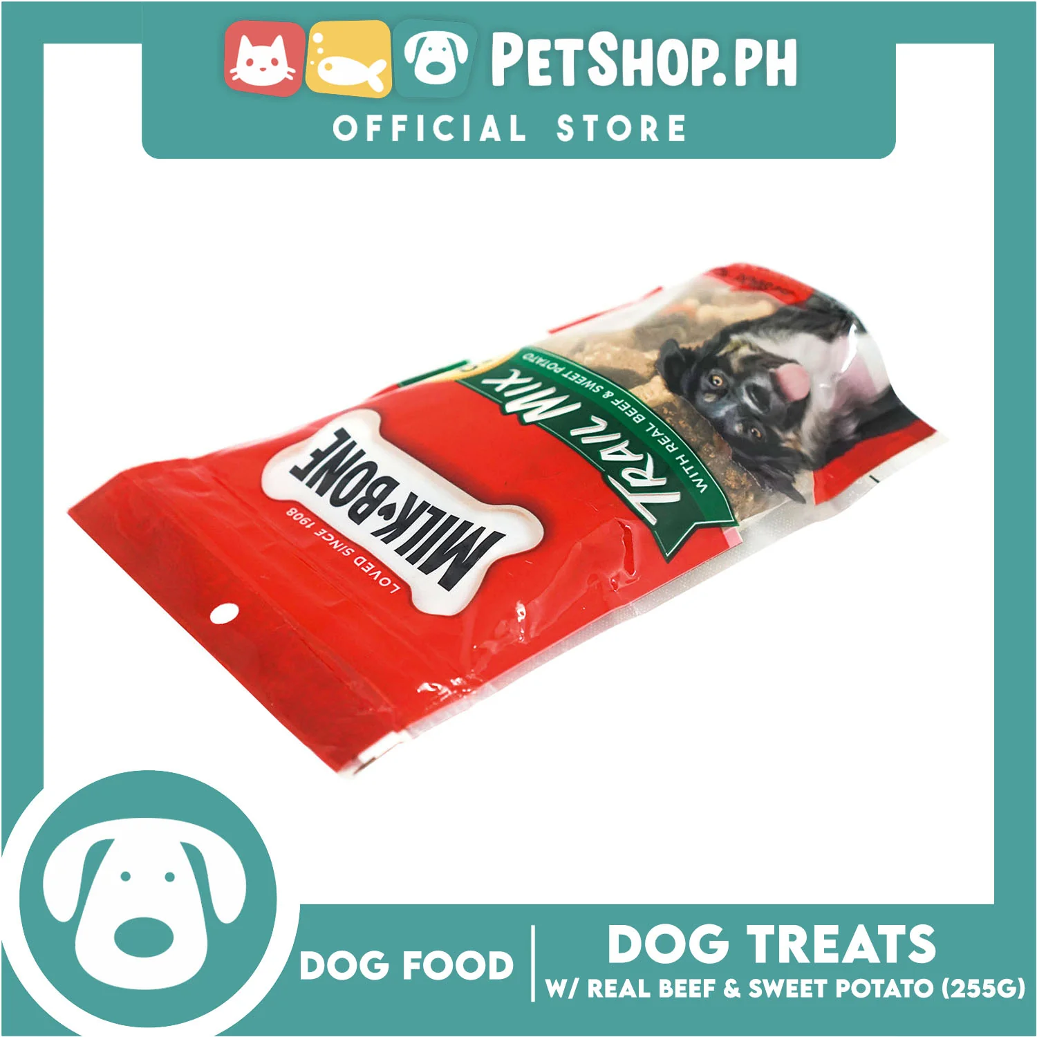 Milk-Bone Trail Mix Chewy and Crunchy Dog Treats, Beef and Sweet Potato - Image 3