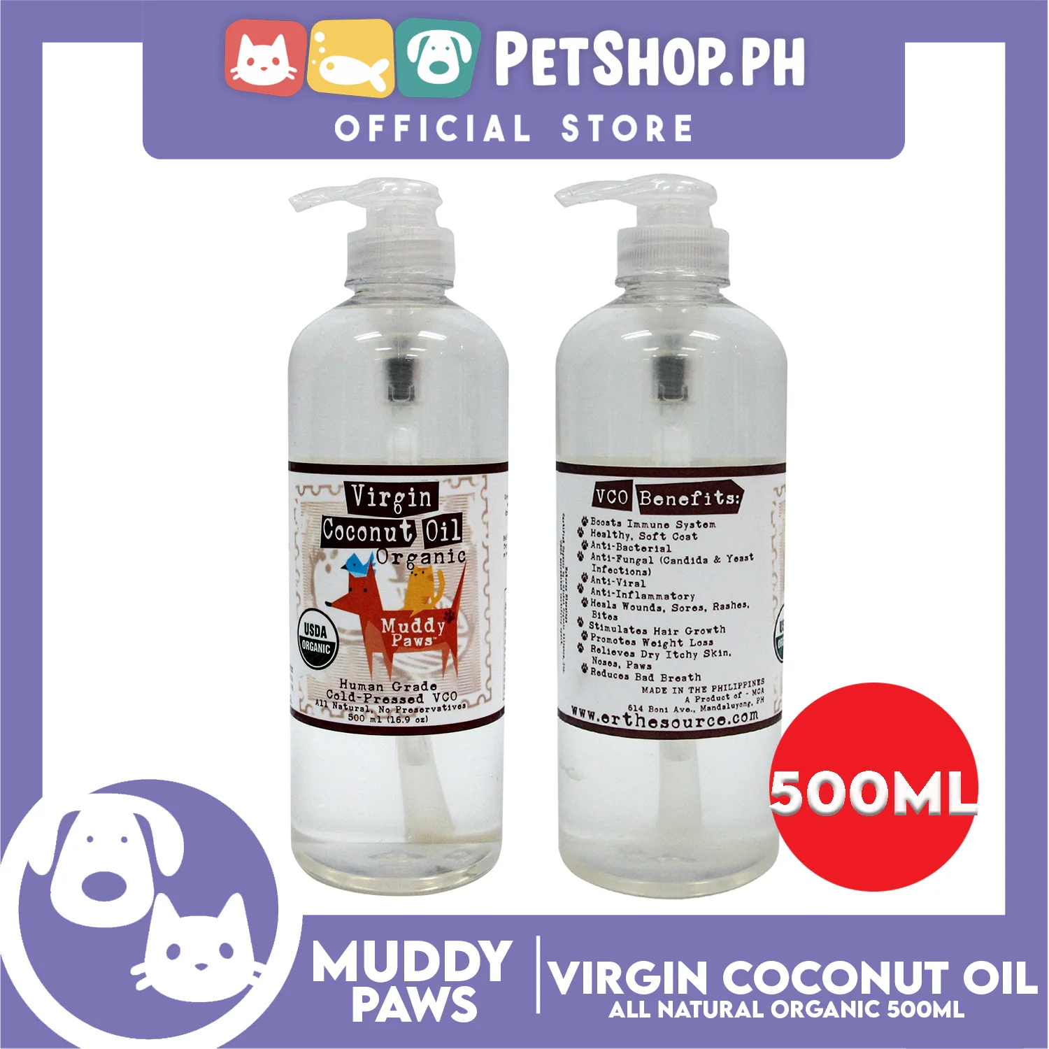 Muddy Paws Virgin Coconut Oil Organic - Image 11
