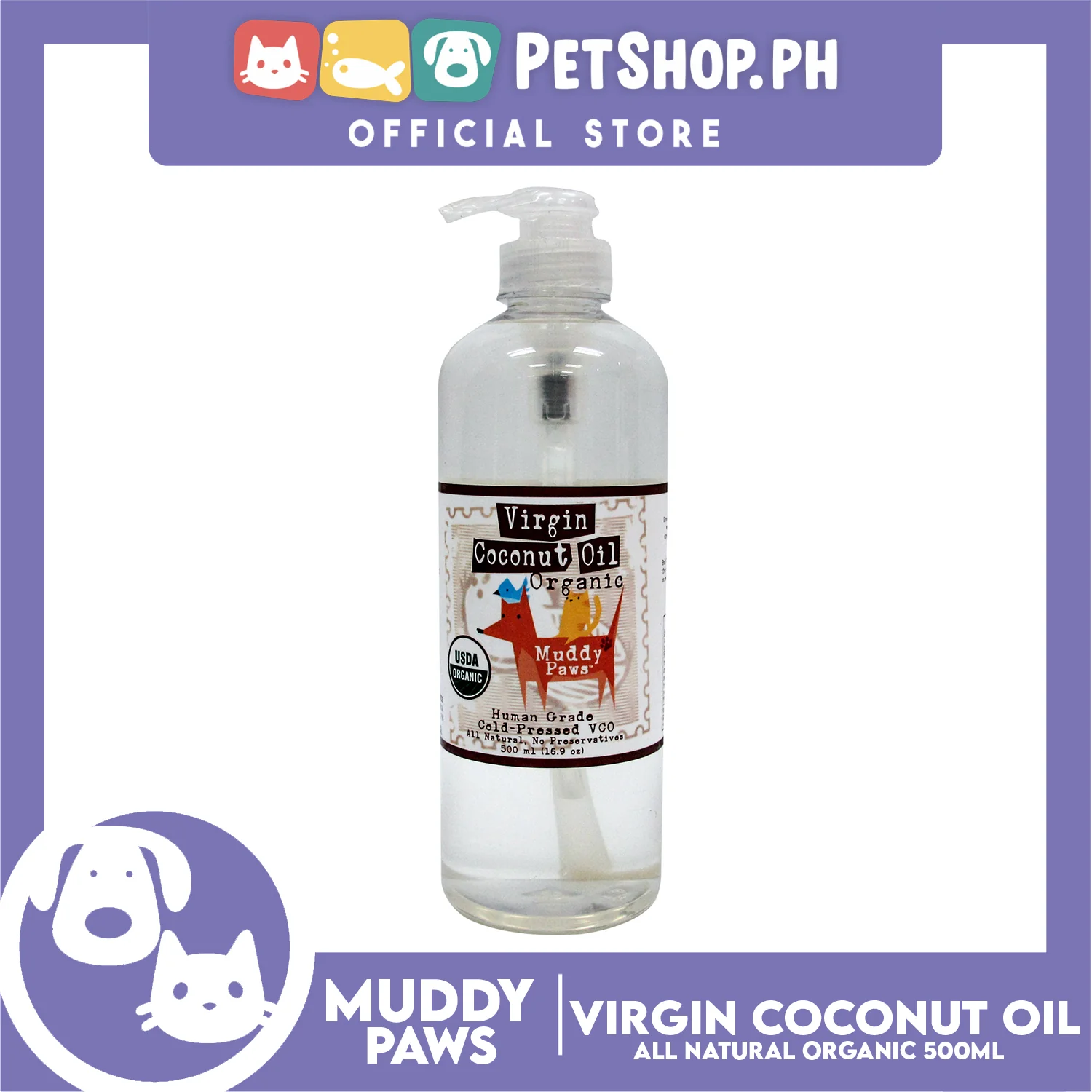 Muddy Paws Virgin Coconut Oil Organic - Image 7