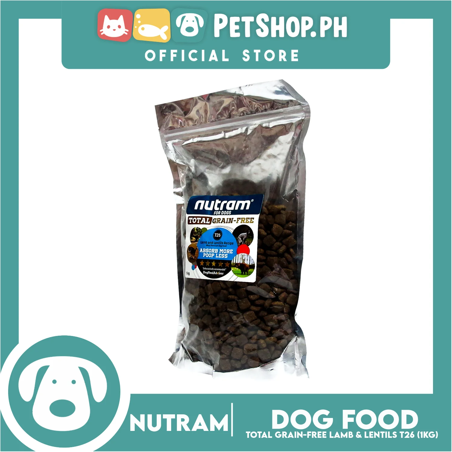 Nutram T26 Total Grain-Free Lamb and Lentils Recipe Dog Food - Image 8