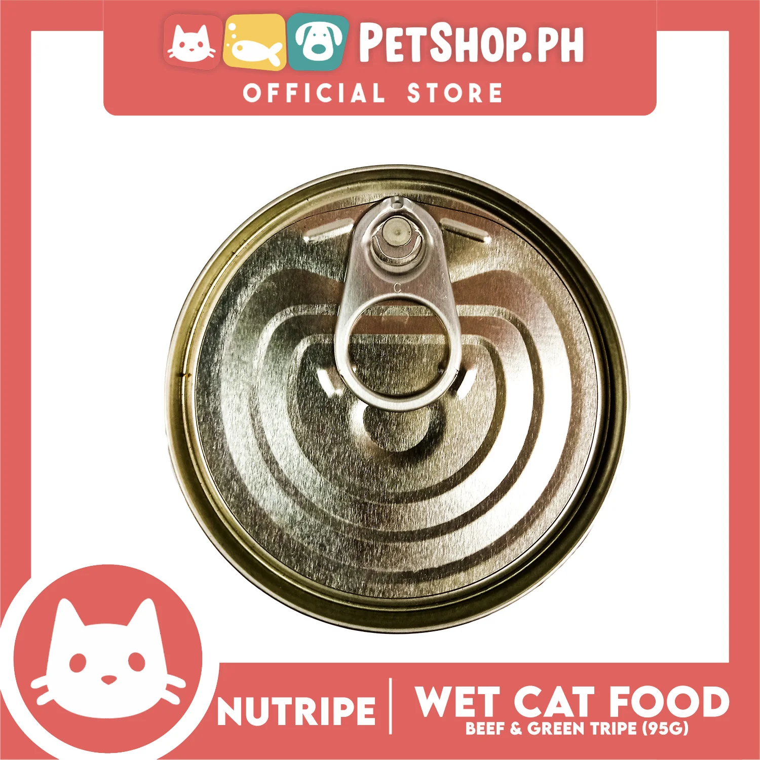Nutripe Beef and Green Tripe Pure (Gum-free) 95g Cat Wet Food for All Life Stages - Image 2