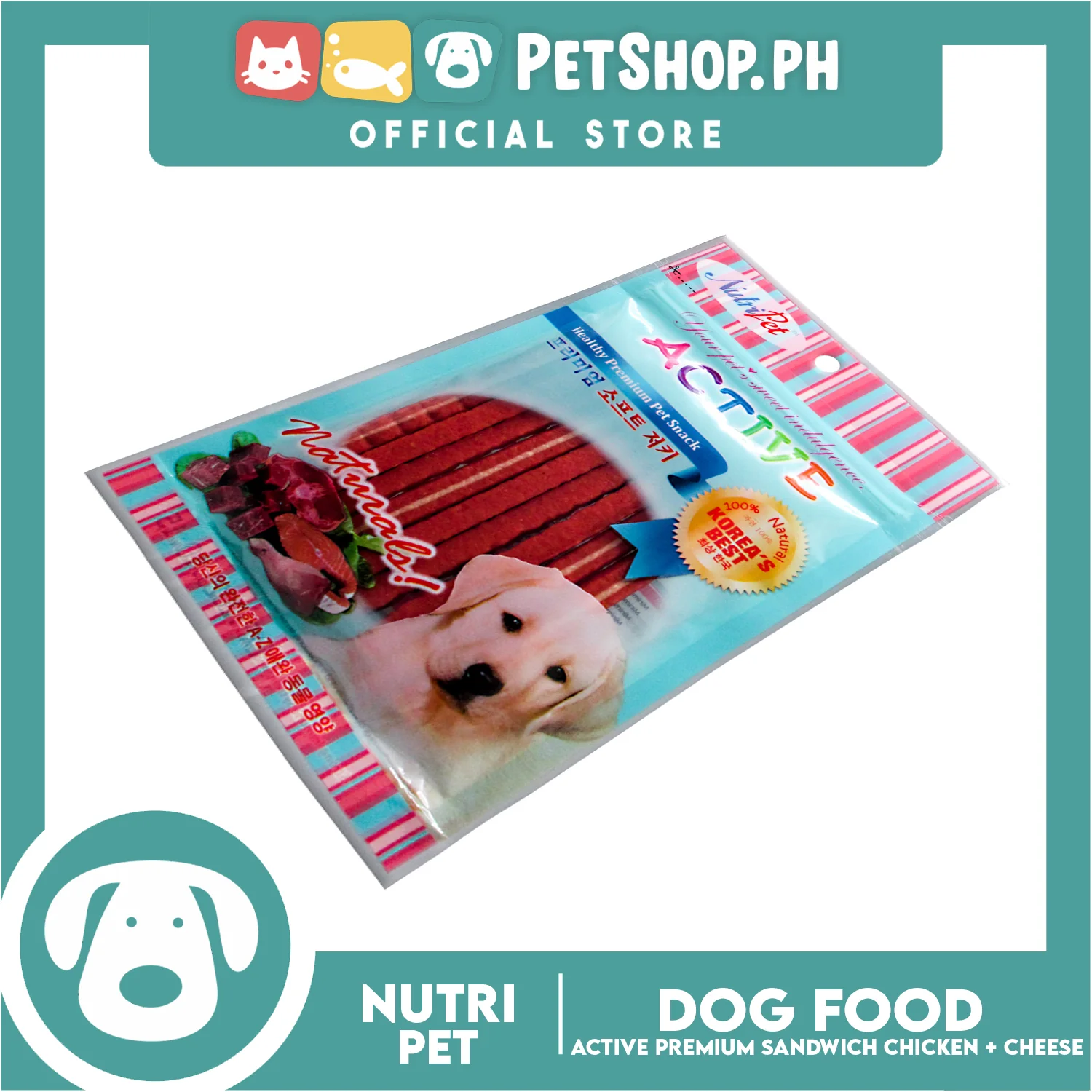 Nutripet Active Premium Sandwich Stick-(633) 80g - Image 2