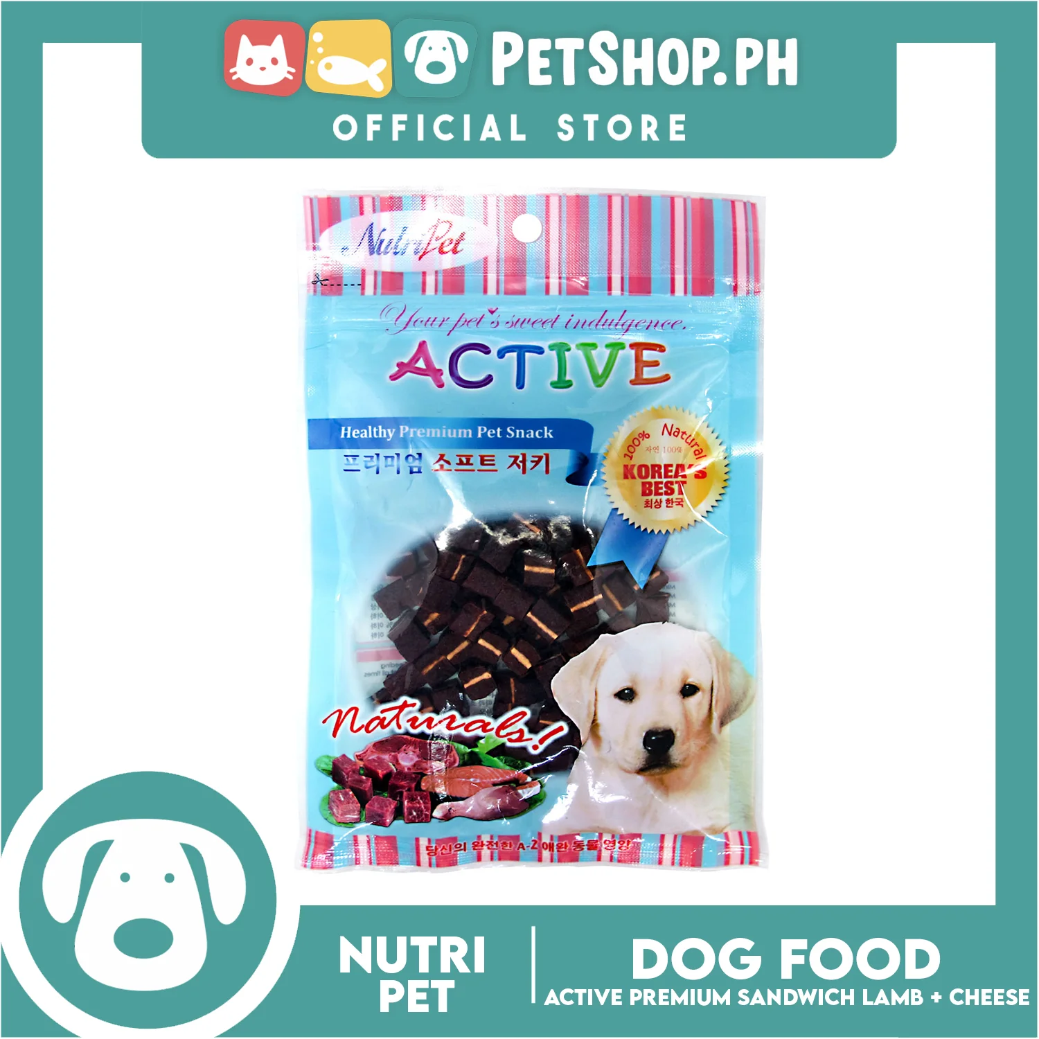 Nutripet Sandwich Lamb and Cheese-(639) 80g
