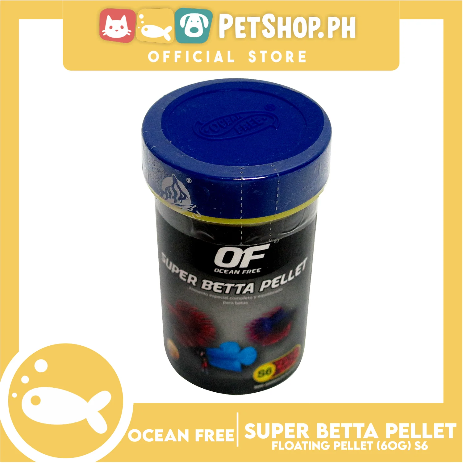 Ocean Free Super Betta Pellet 60g - Image 2