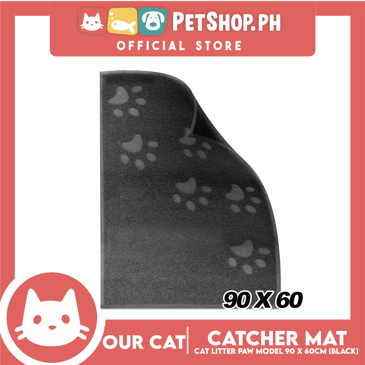 Our Cat Cat Litter Mat Rectangle - Image 5