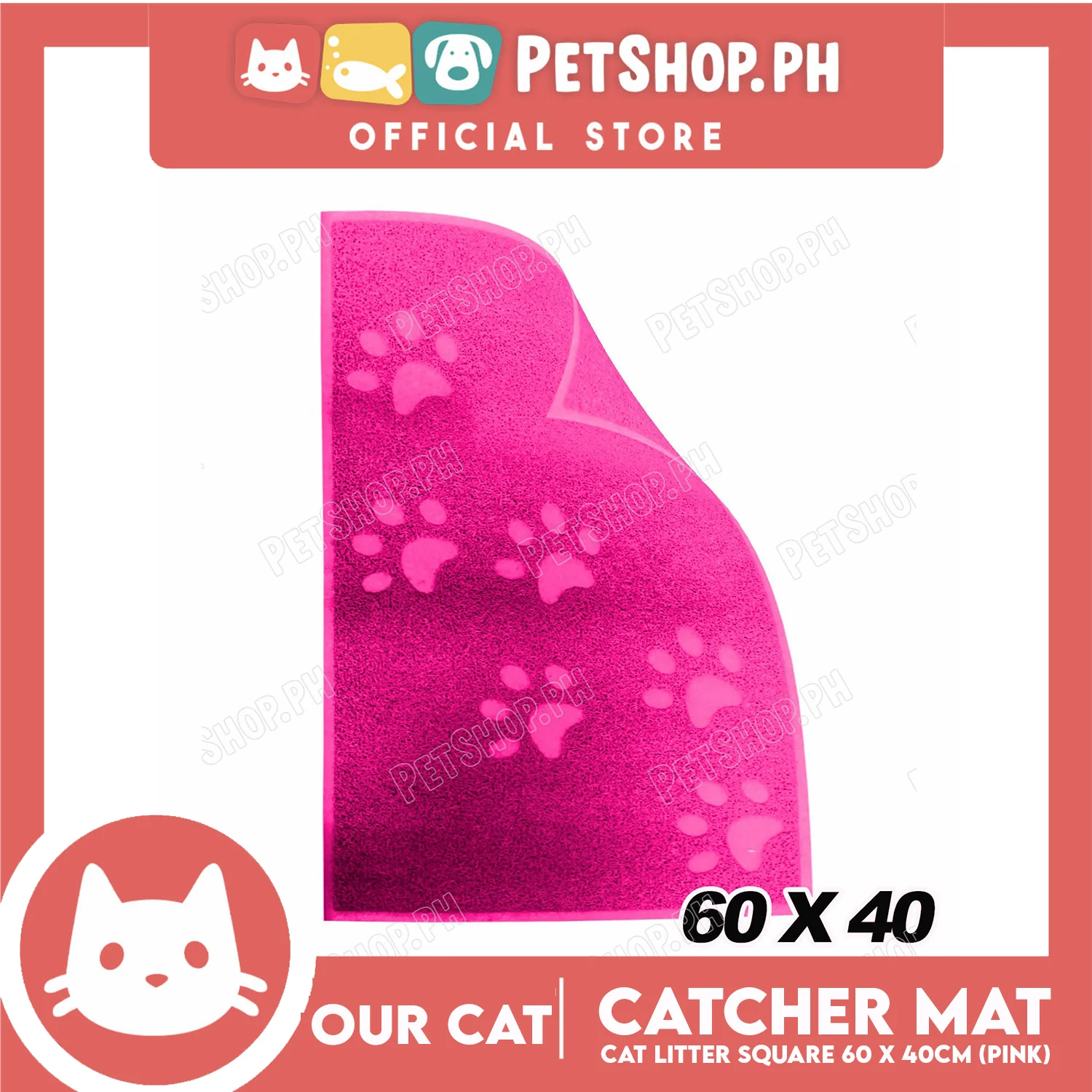 Our Cat Cat Litter Mat Rectangle - Image 9