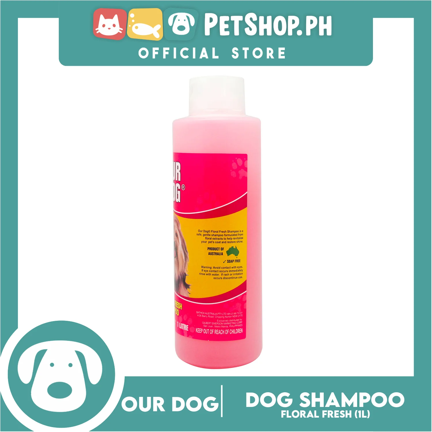 Our Dog Floral Fresh Shampoo 1L - Image 3
