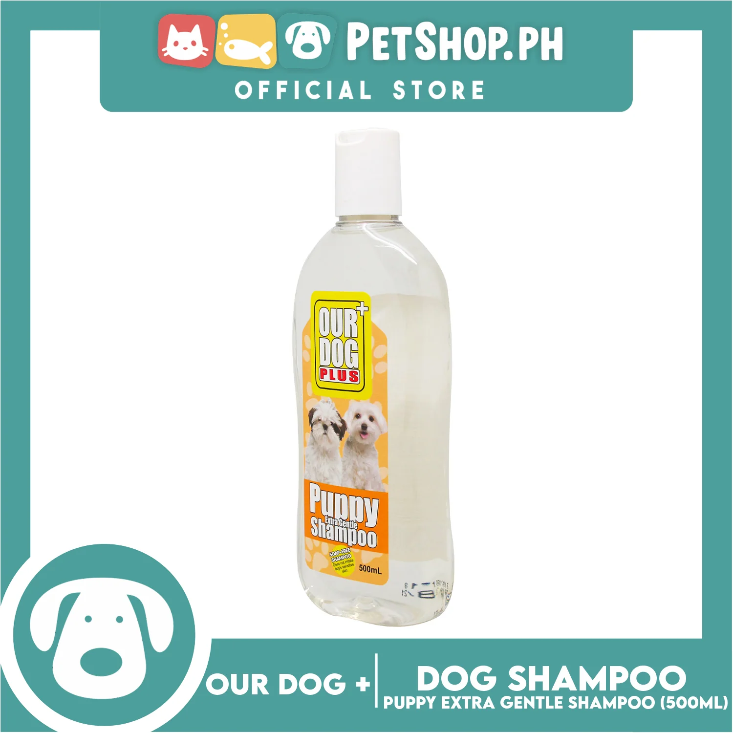 Our Dog Plus Puppy Extra Gentle Shampoo 500ml - Image 3