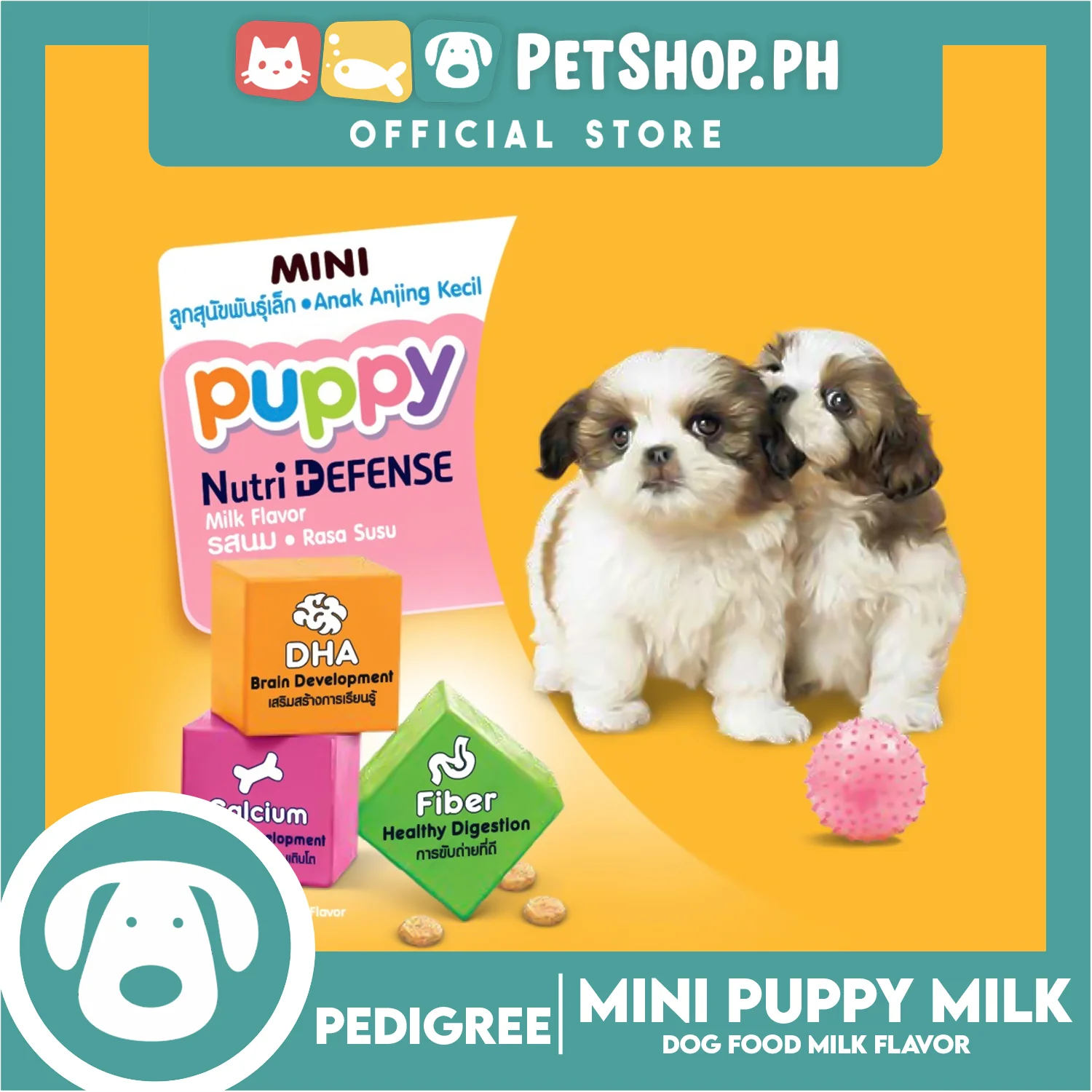 Pedigree Dog Food Puppy Mini Milk Flavor 400g - Image 3