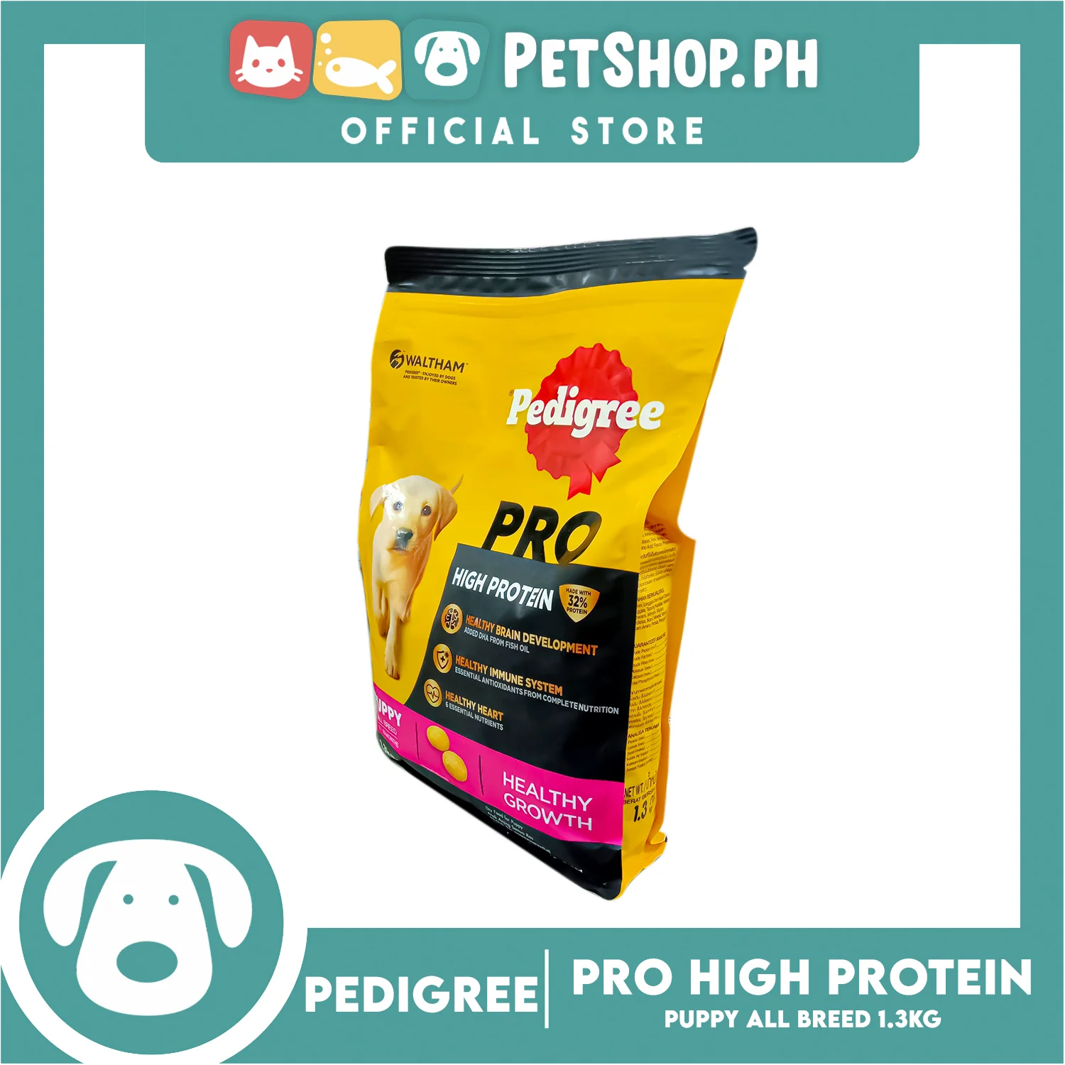 Pedigree Pro Puppy All Breed 1.3kg Dry Food for Puppy Dogs - Image 4