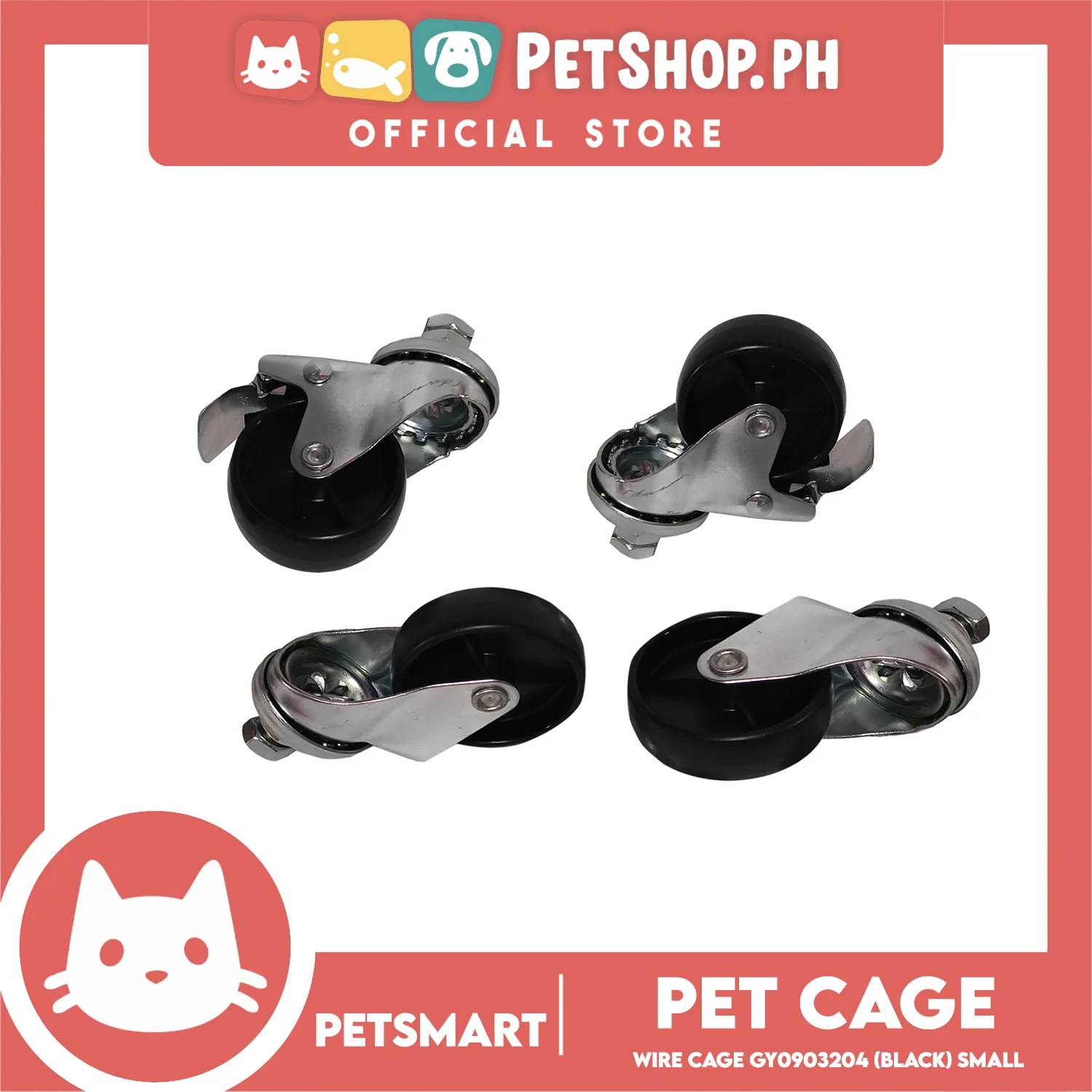 Pet Cage Wire Flooring, Painted Black Wire Cage, Comes With Tray Underneath (GY0903204) 92cm x 55.5cm x 64.5cm Pet Cage, Pet Accessories, Pet House - Image 5