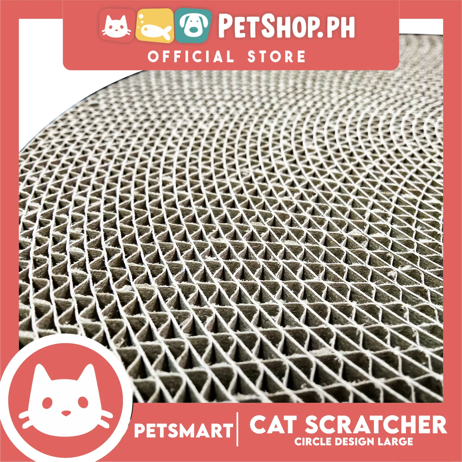 Pet Cat Scratching Bowl-Shaped Corrugated Paper with Free Catnip (Large) - Image 5