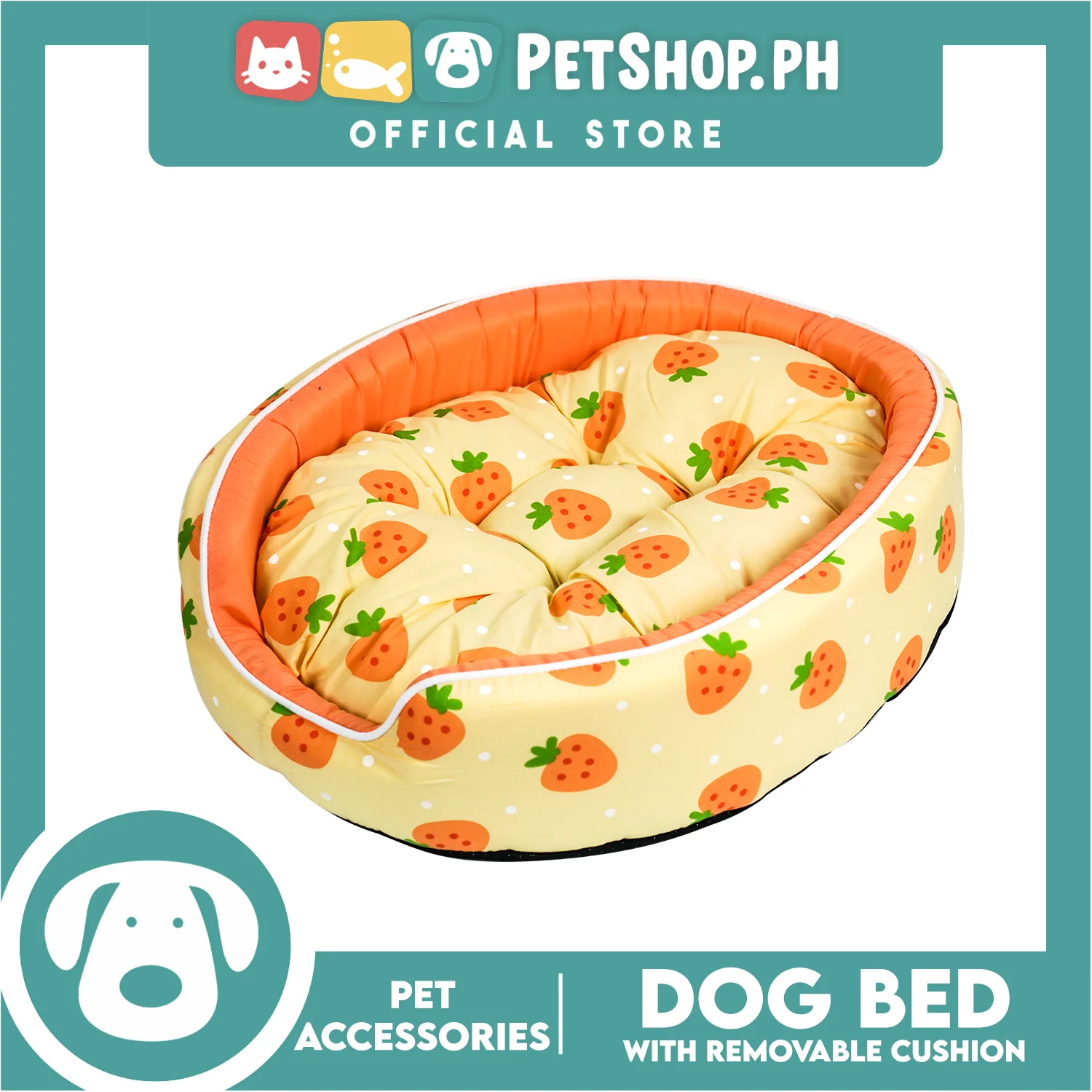 Pet Dog Bed (Large) Washable Comfortable Warm Bed For Pets Dog Puppy Pet with Removable Cushion - Image 2