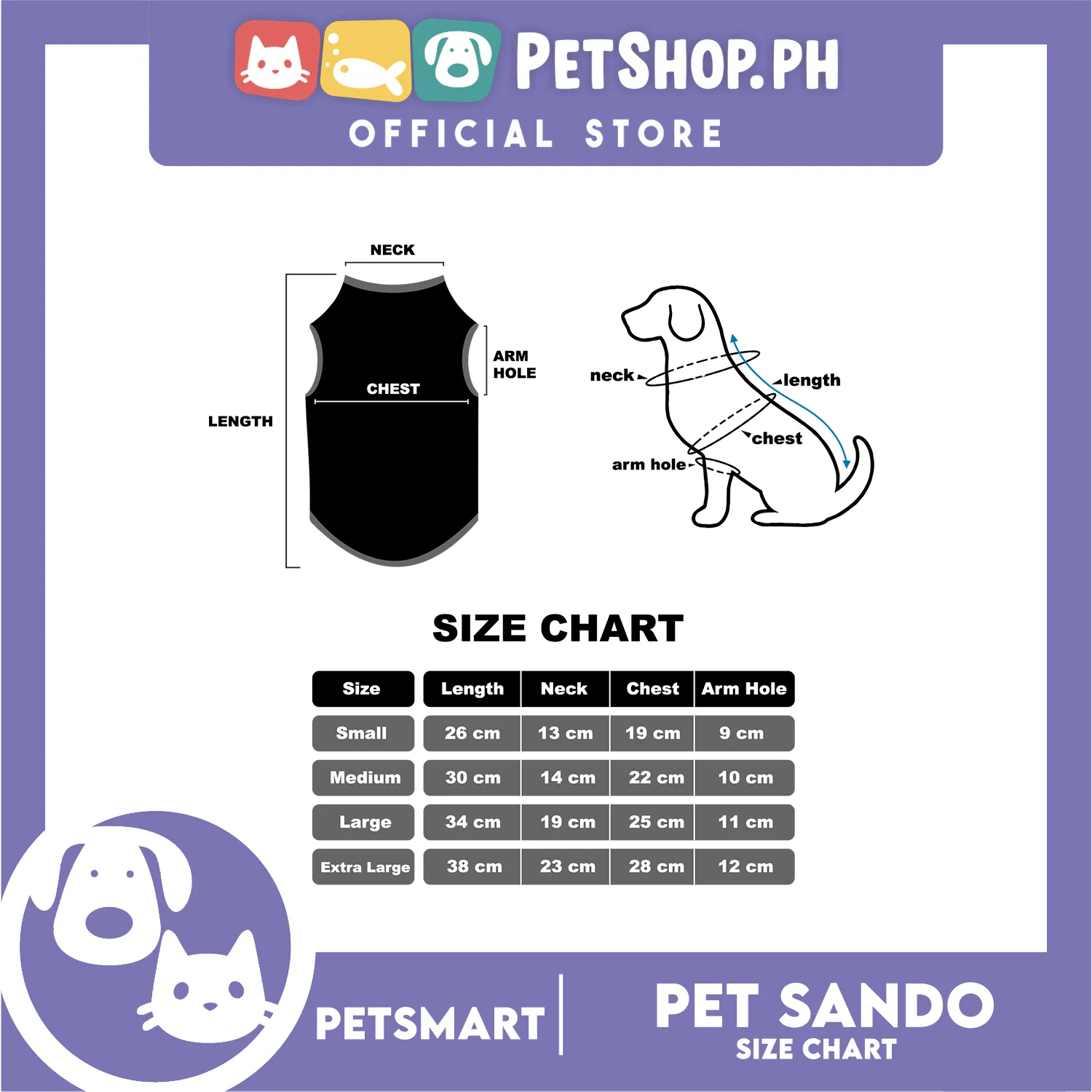 Pet Sando Halloween Design, Orange Black Color DG-CTN111S (Small) - Image 5