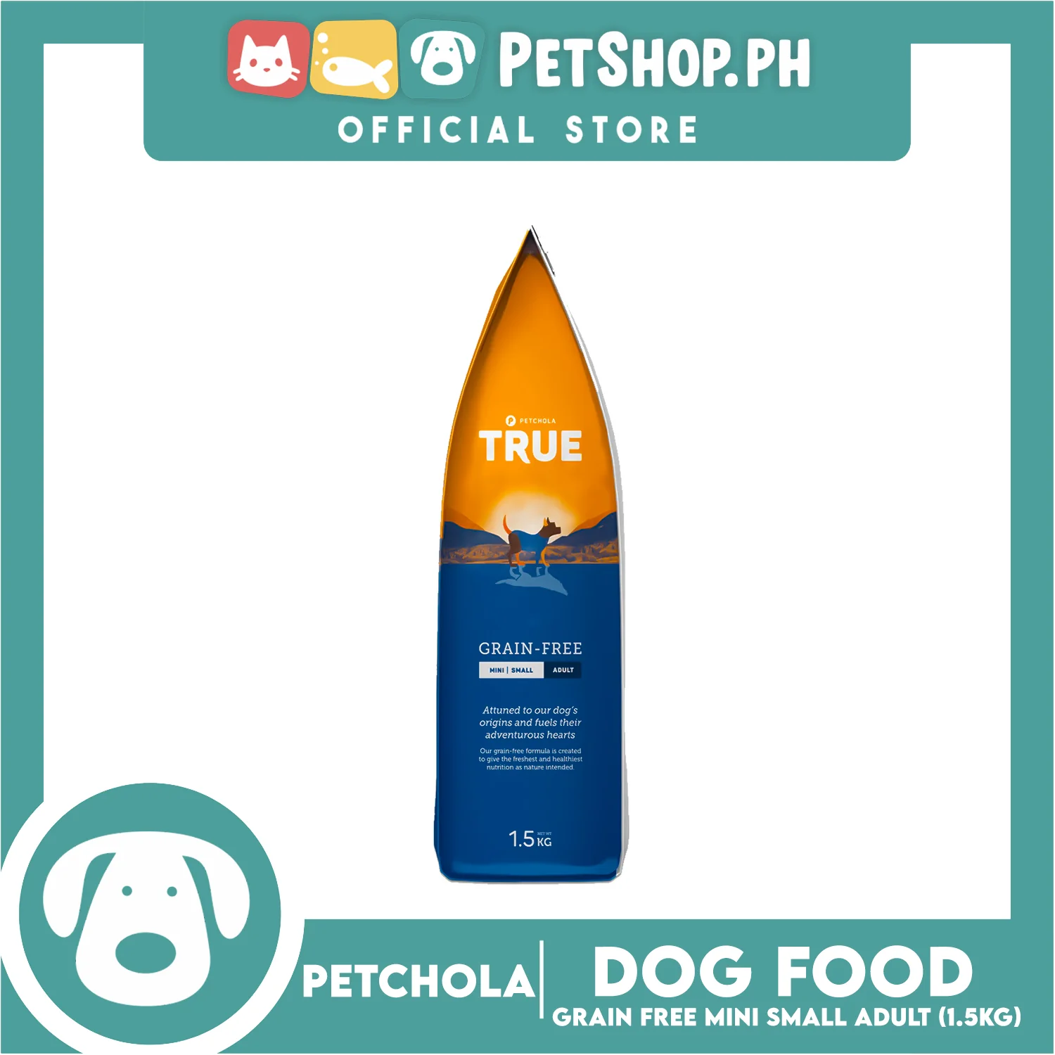 Petchola True Balanced and Complete Nutrition, Grain-Free Mini Small Adult 1.5kg Dry Dog Food - Image 4