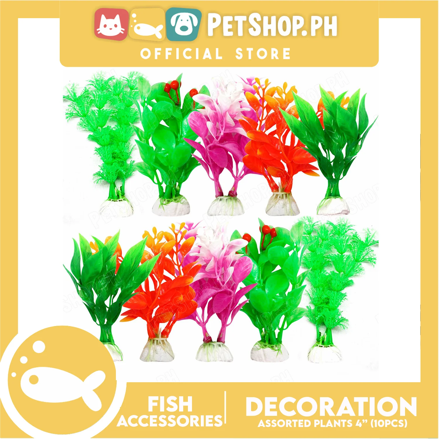 Plants 4" 10pcs Assorted