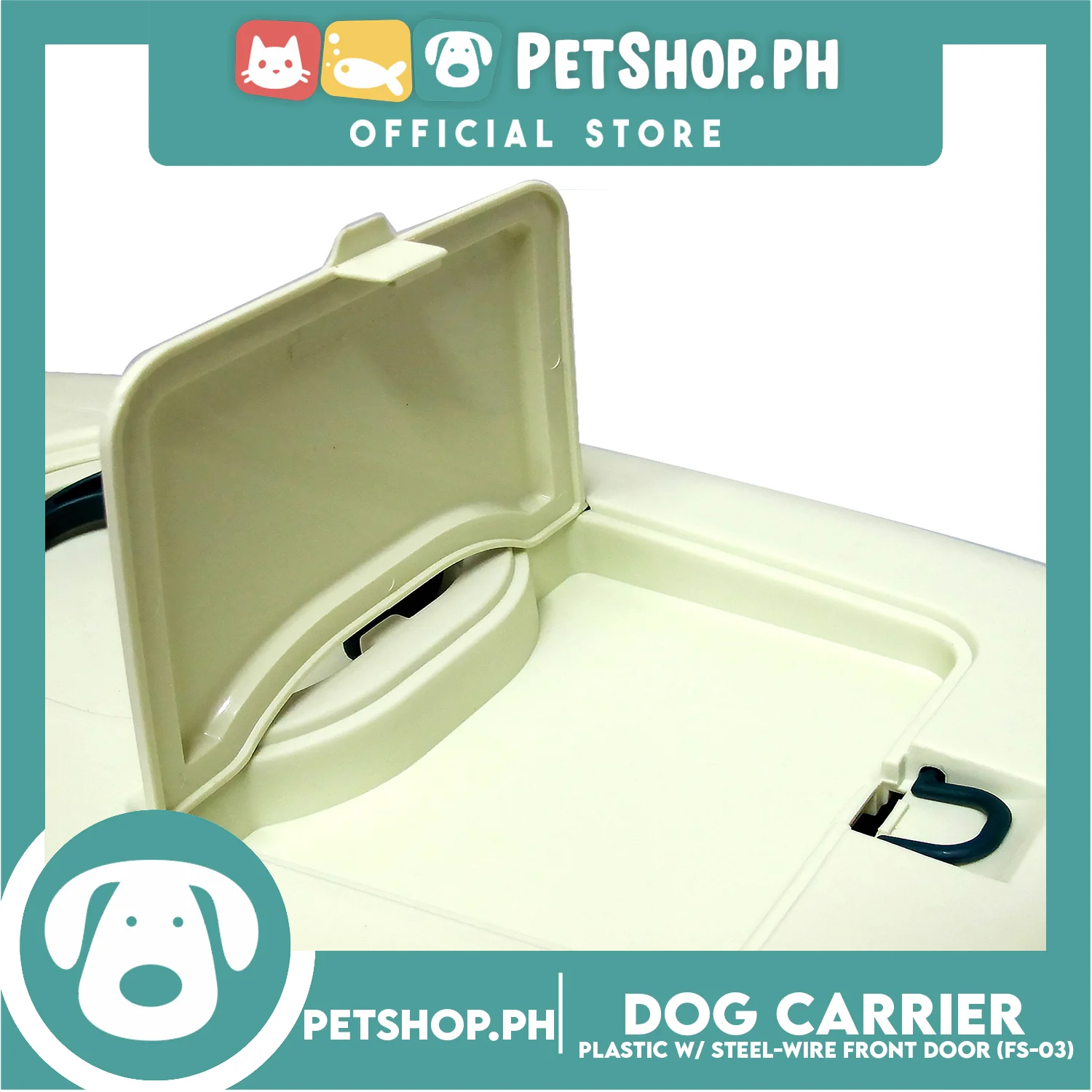 Plastic Dog Carrier FS 03 - Image 5