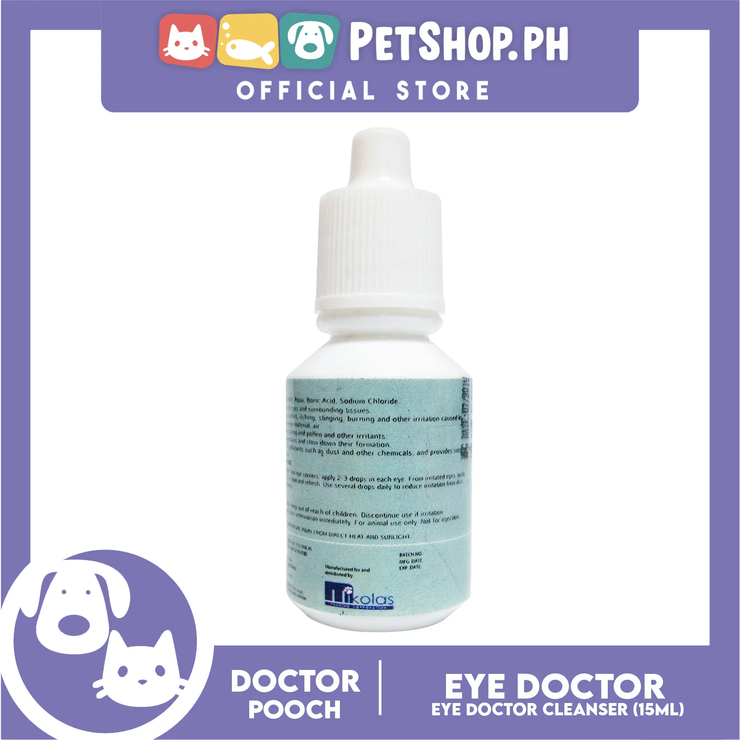 Play Pets Eye Doctor Cleanser 15mL - Image 3