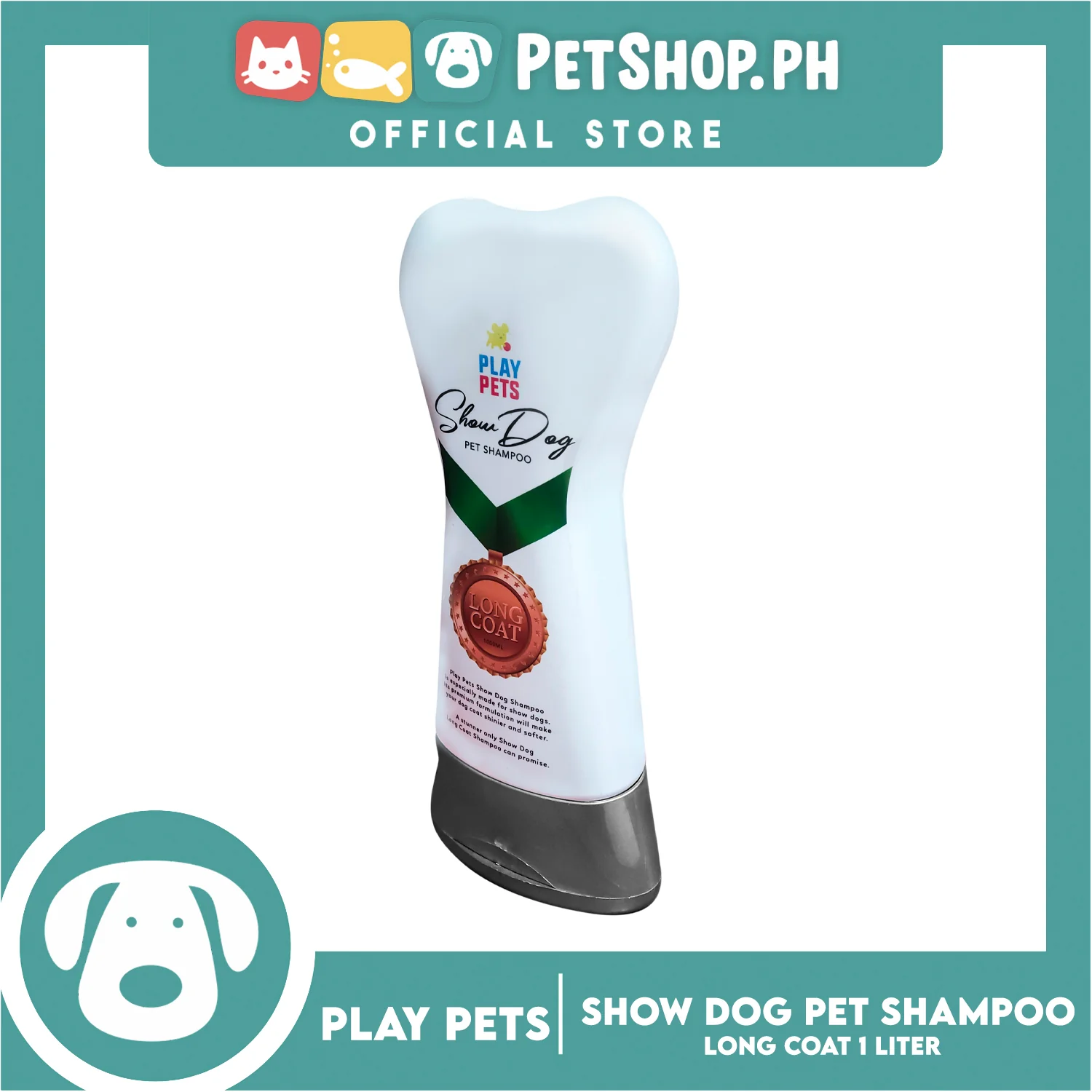 Play Pets Show Dog Pet Shampoo Long Coat 1000ml Whitening Dog Shampoo, Dog Grooming - Image 2