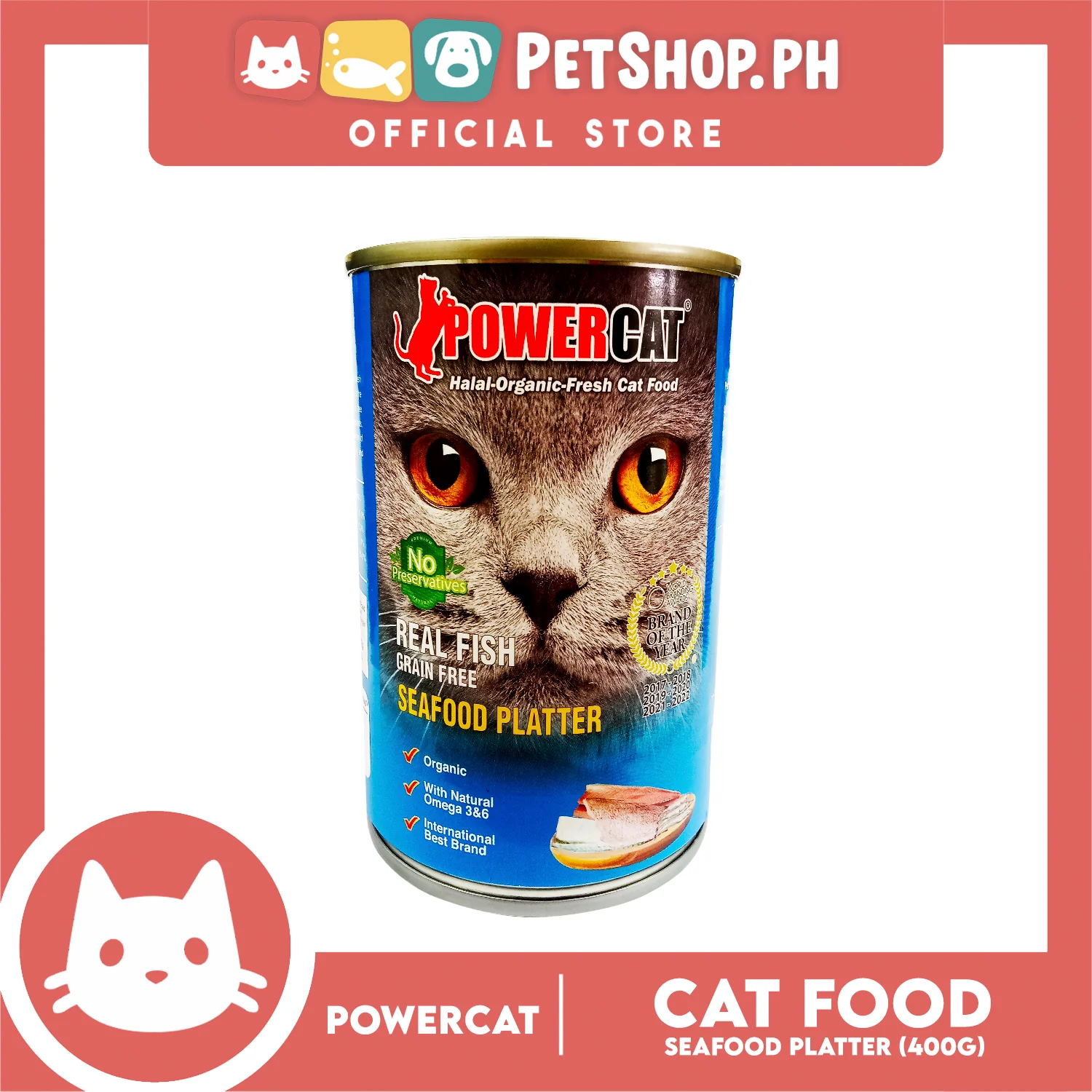 PowerCat Seafood Platter 400g Wet Canned Cat Food - Image 4