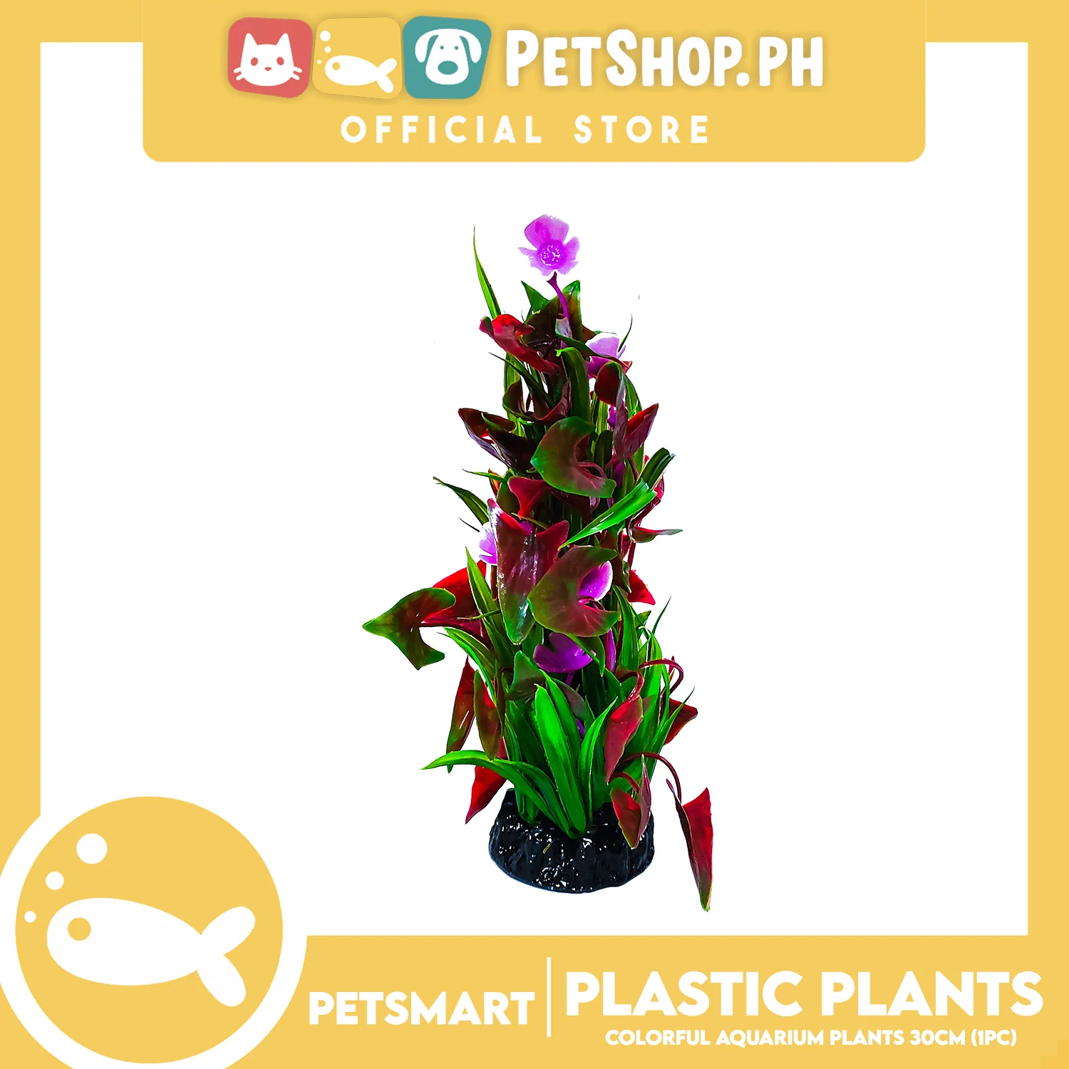 QL 30cm Plastic Plant For Aquarium, Artificial Fish Tank Water Grass Plants, Aquarium Plant Ornament Decoration Accessories - Image 4