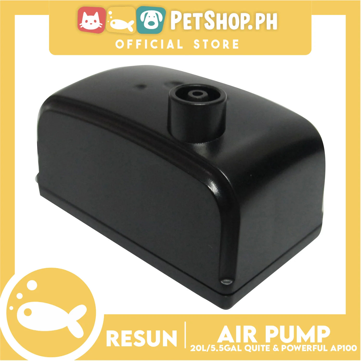 Resun Aquarium Air Pump AP-100 with Accessories Up to 20Liters - Image 4